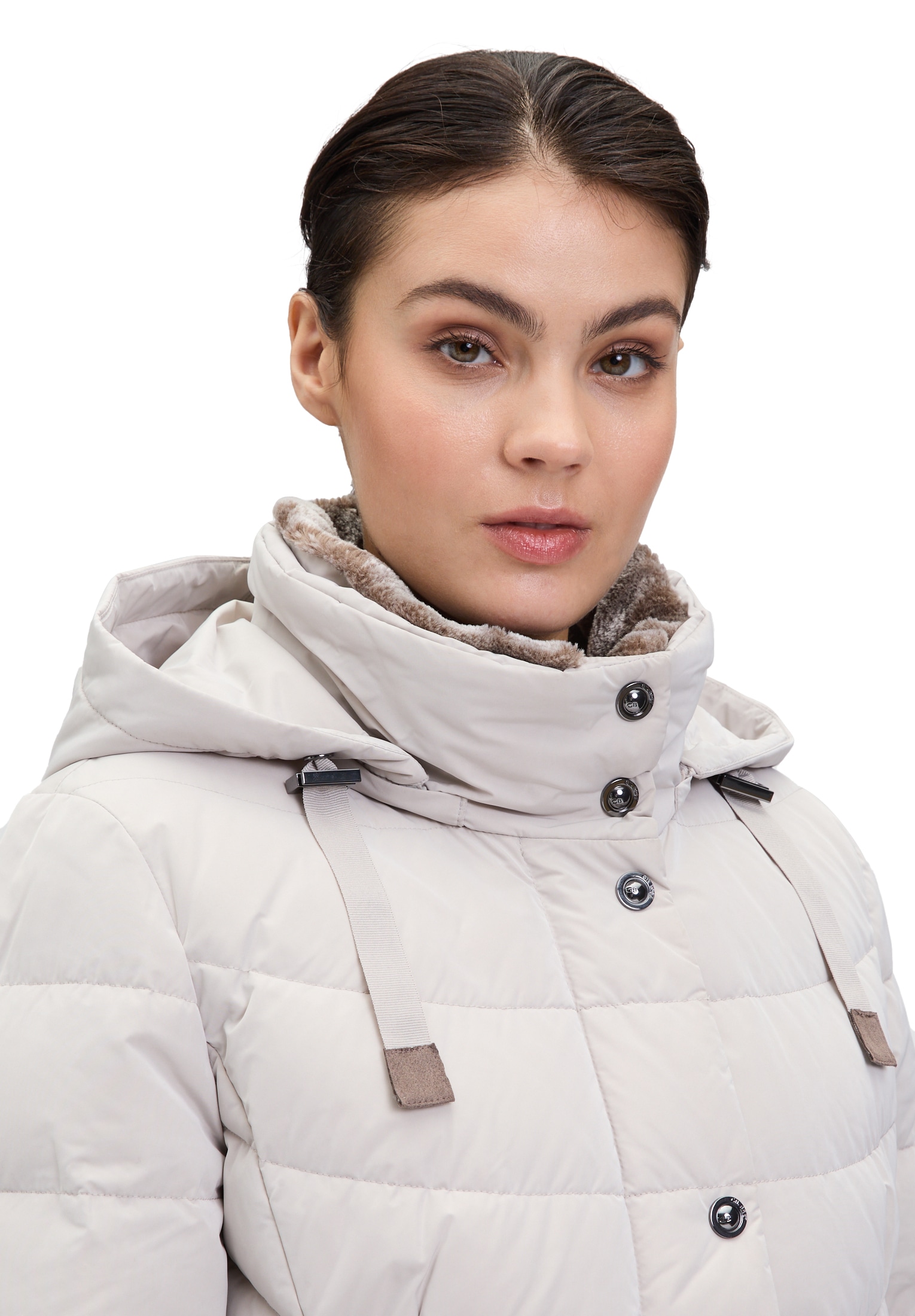 Gil Bret Steppjacke mit Kapuze mit abnehmbarer Kapuze