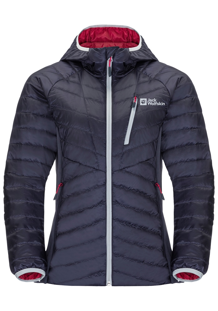 Jack Wolfskin Steppjacke »ROUTEBURN PRO INS JKT W«, mit Kapuze