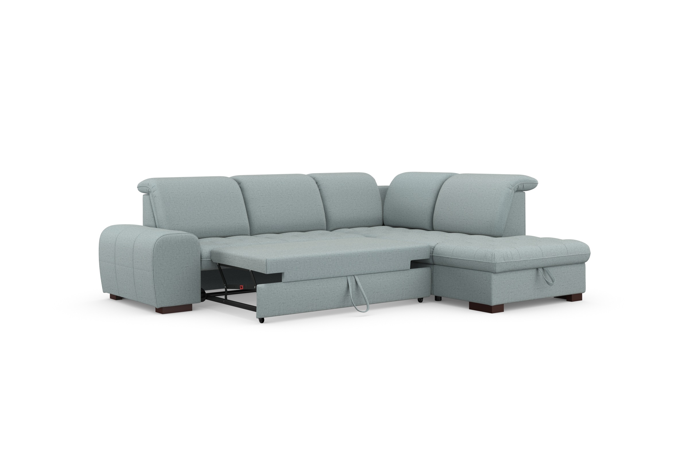 sit&more Ecksofa »Luxor L-Form«, wahlweise mit Bettfunktion, Stauraum und Kopfteilverstellung