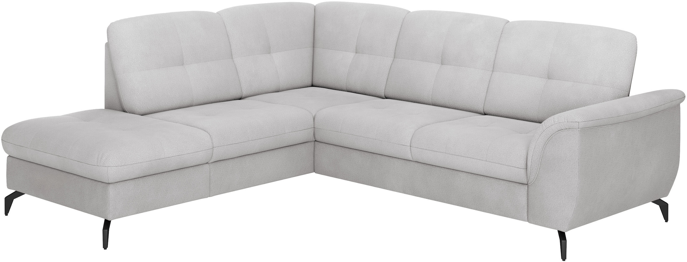 sit&more Ecksofa »Zora L-Form«, wahlweise mit Bettfunktion und Bettkasten