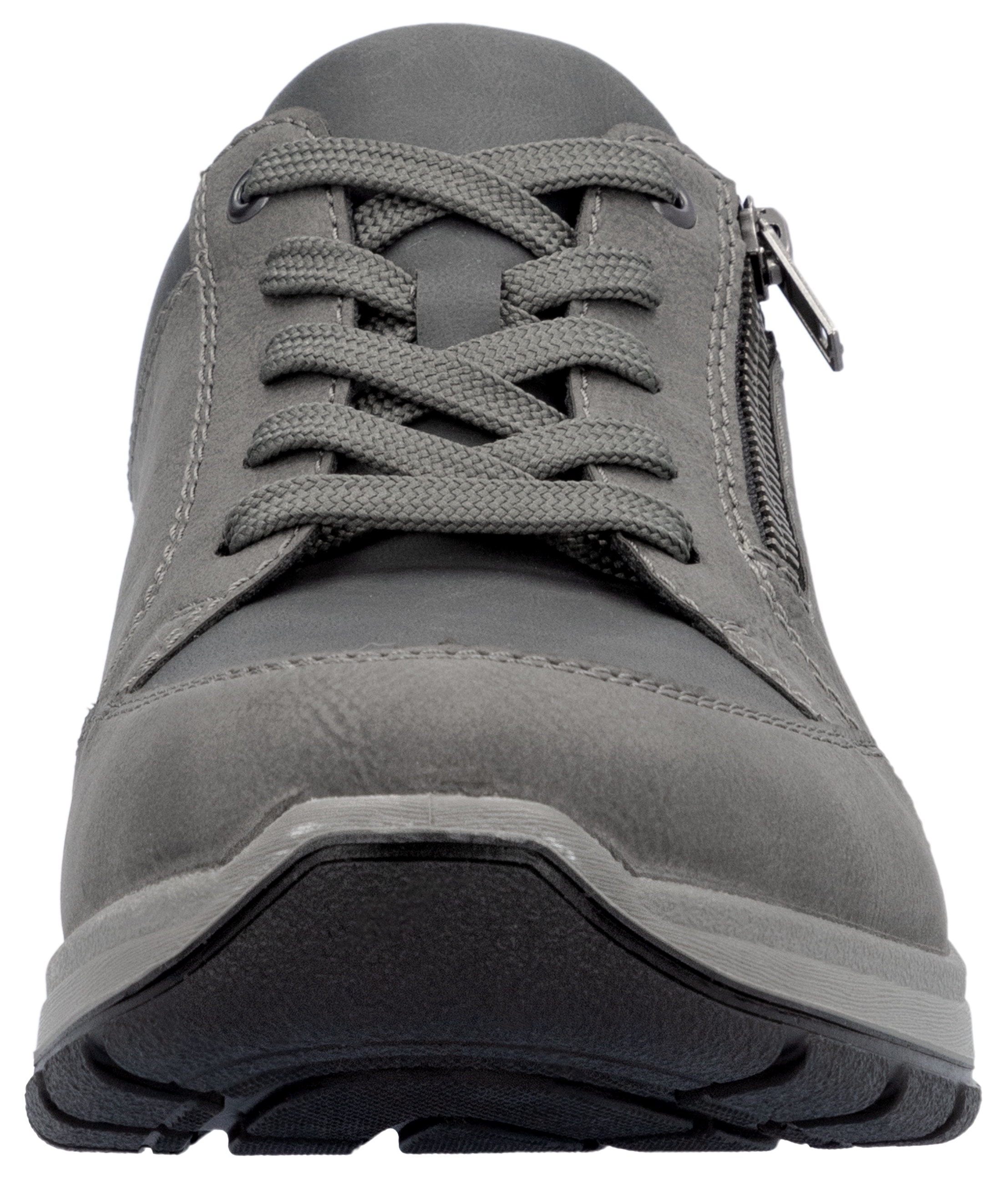 Rieker Sneaker, Freizeitschuh, Halbschuh, Schnürschuh mit gepolstertem Schaftrand