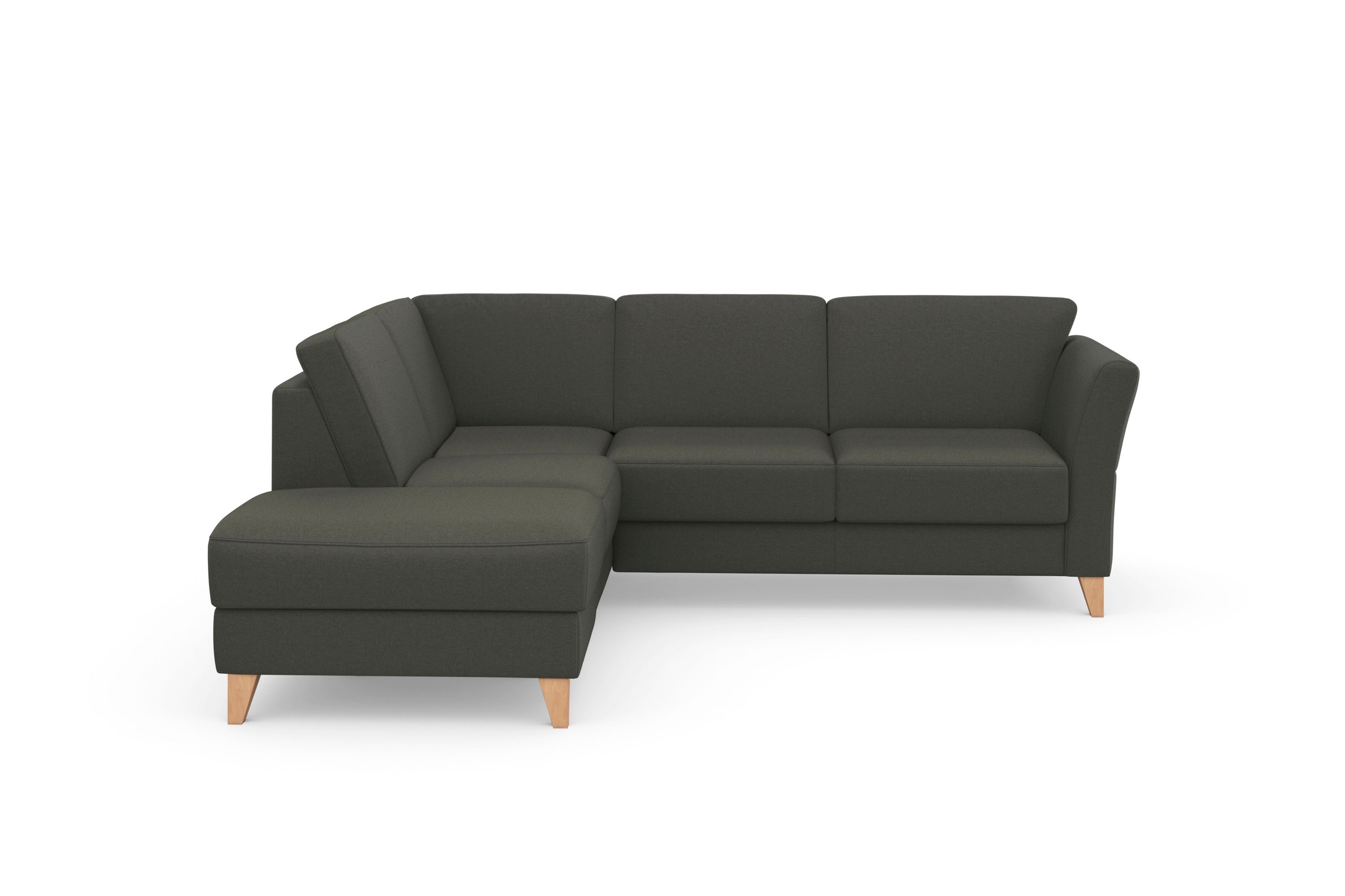 sit&more Ecksofa »Visby L-Form«, Wahlweise mit Bettfunktion und Stauraum, f günstig online kaufen