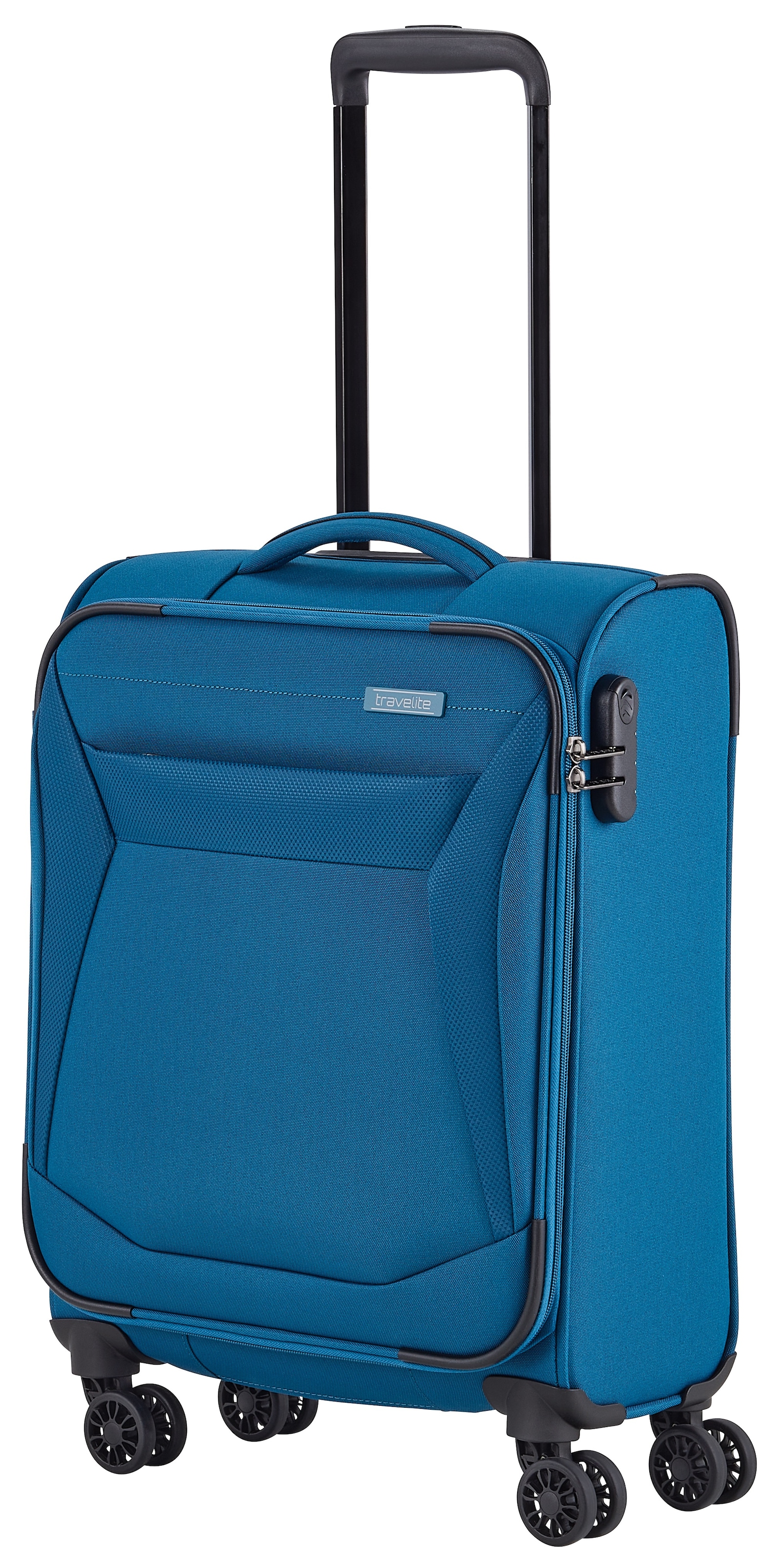 travelite Weichgepäck-Trolley »CHIOS, verschiedene Größen und Farben« 34 l 4 Rollen Weichgepäck Reisegepäck Koffer TSA Schloss