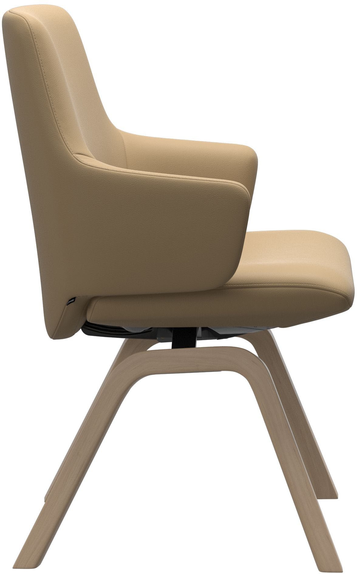 Stressless® Polsterstuhl »Laurel«, Leder PALOMA, Low Back mit Armlehne, Größe L, mit schräggestellten Beinen in Walnuss