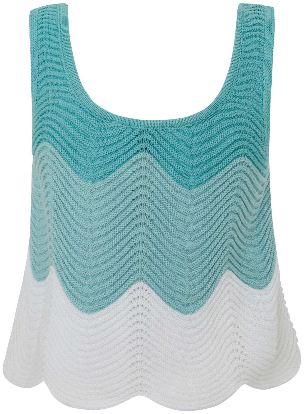 Pepe Jeans Stricktop »GALEA« mit Wellensaum