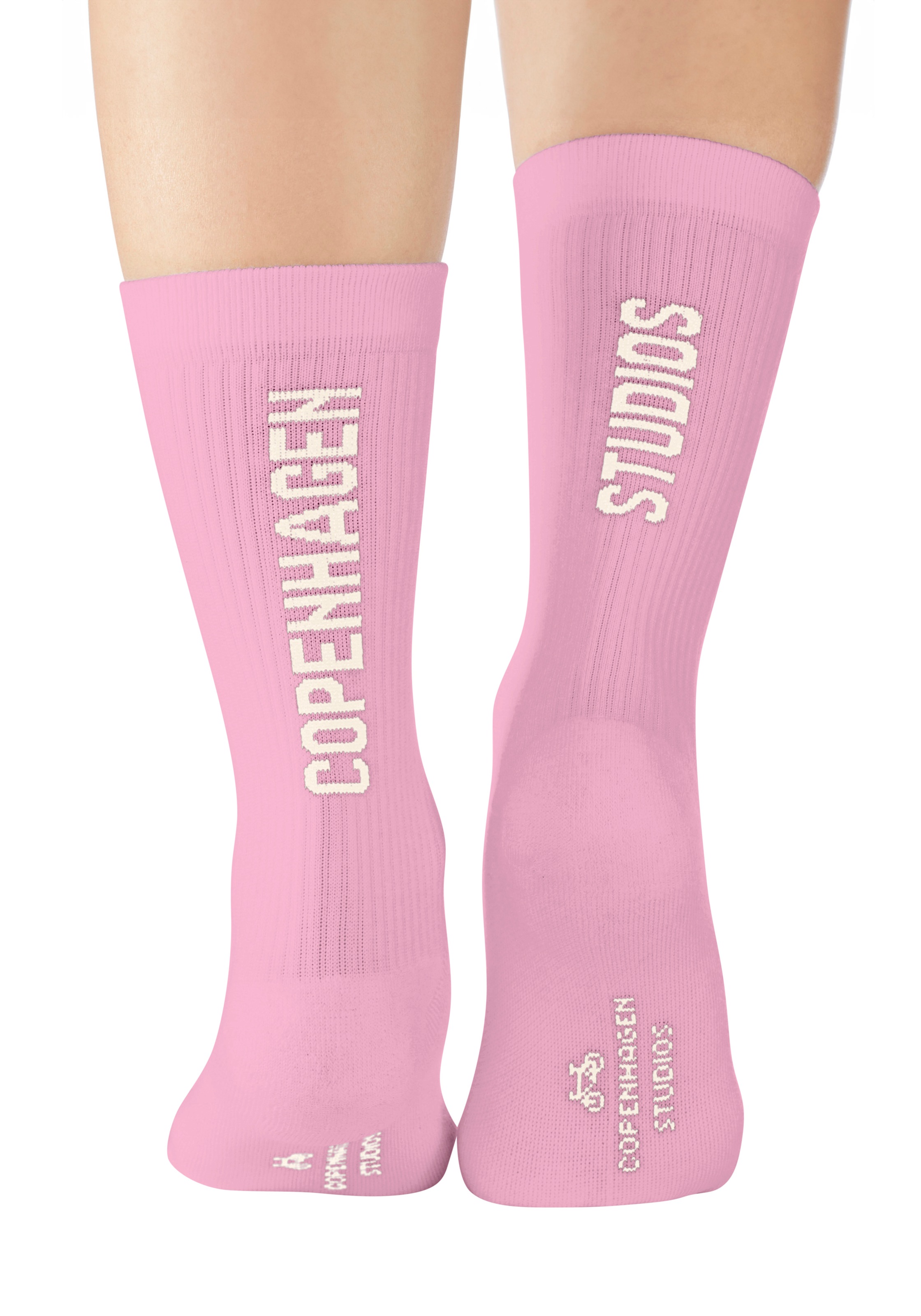 Copenhagen Studios Tennissocken, (Packung, 3 Paar), mit großem Schriftzug