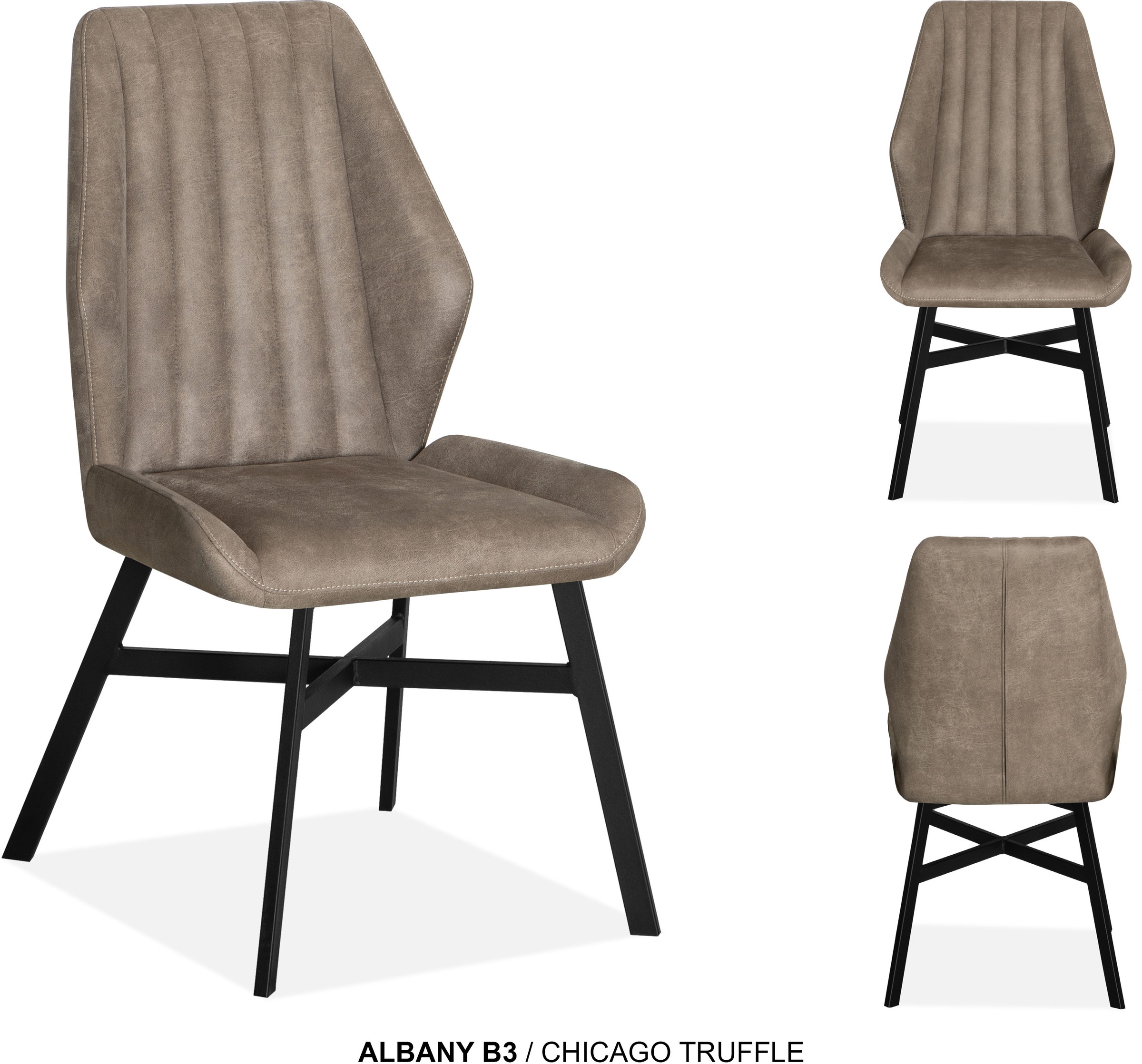 OMG Design Esszimmerstuhl »Albany« (Set) 1 Stk.Esszimmerstuhl, pflegeleichter Bezug