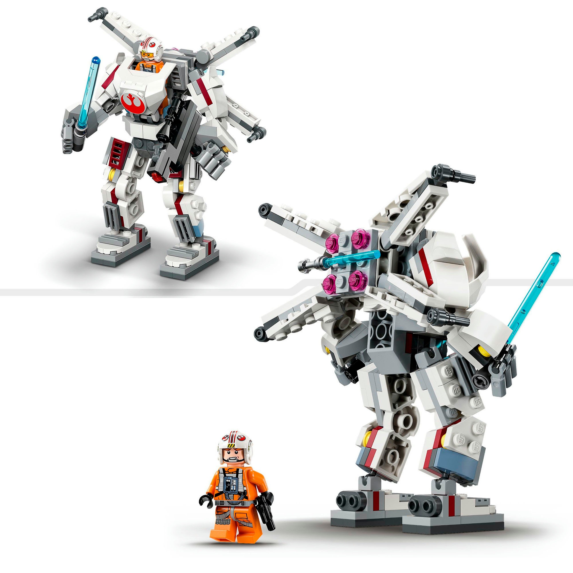 LEGO® Konstruktionsspielsteine »Luke Skywalkers™ X-Wing™ Mech (75390), LEGO Star Wars™«, (195 St.), Made in Europe