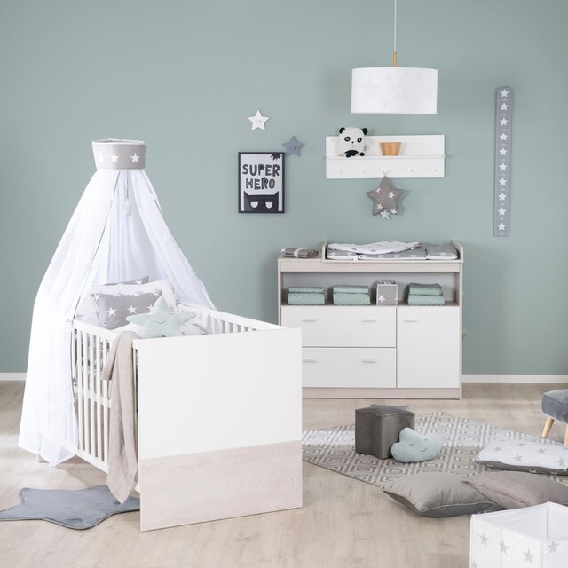 roba® Babyzimmer-Komplettset »Julia«, (Set, 3 St., Kinderbett, Schrank,  Wickelkommode), mit Kinderbett, Schrank und Wickelkommode auf Rechnung  kaufen