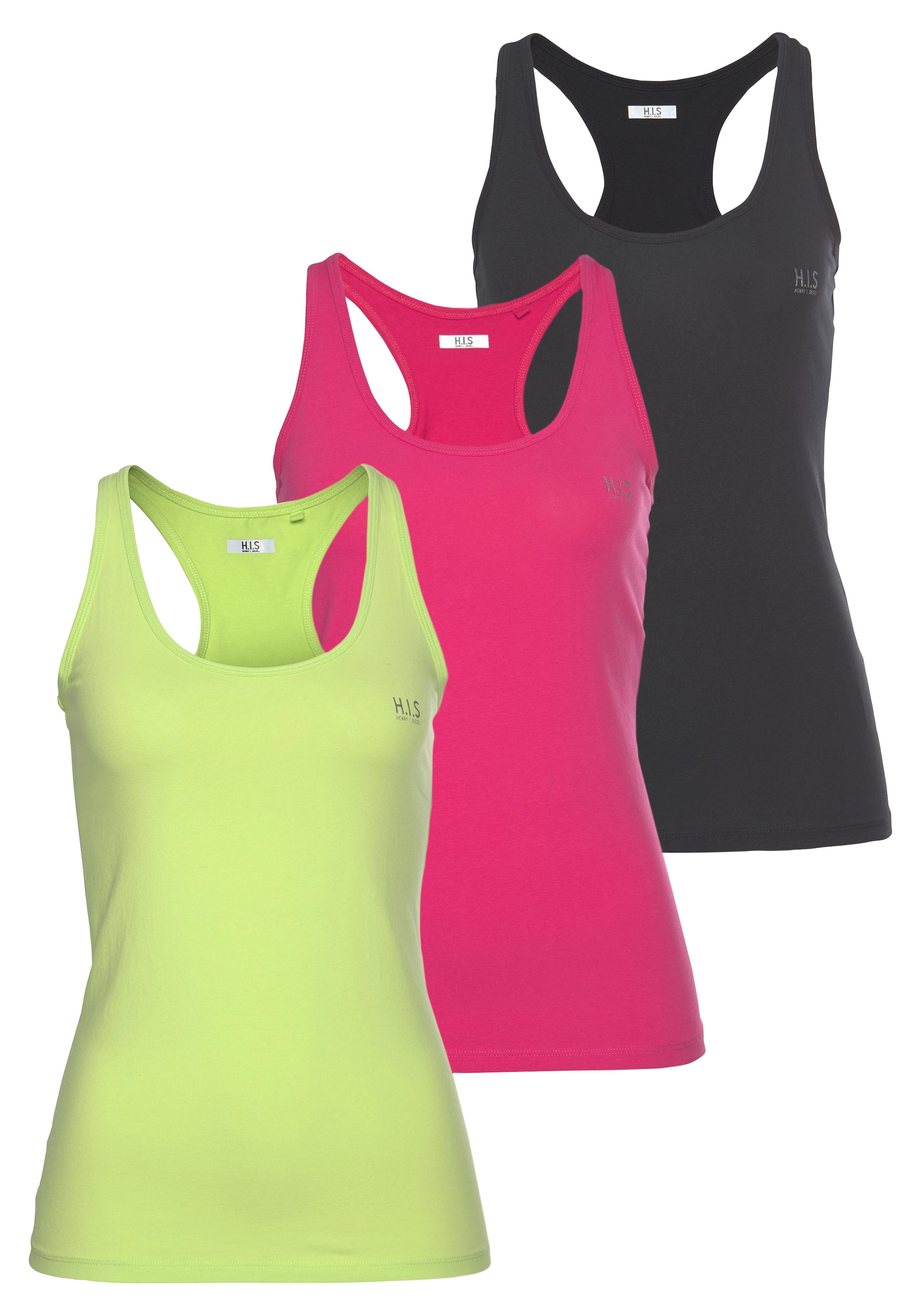 H.I.S Tanktop, (Packung, 3er-Pack)