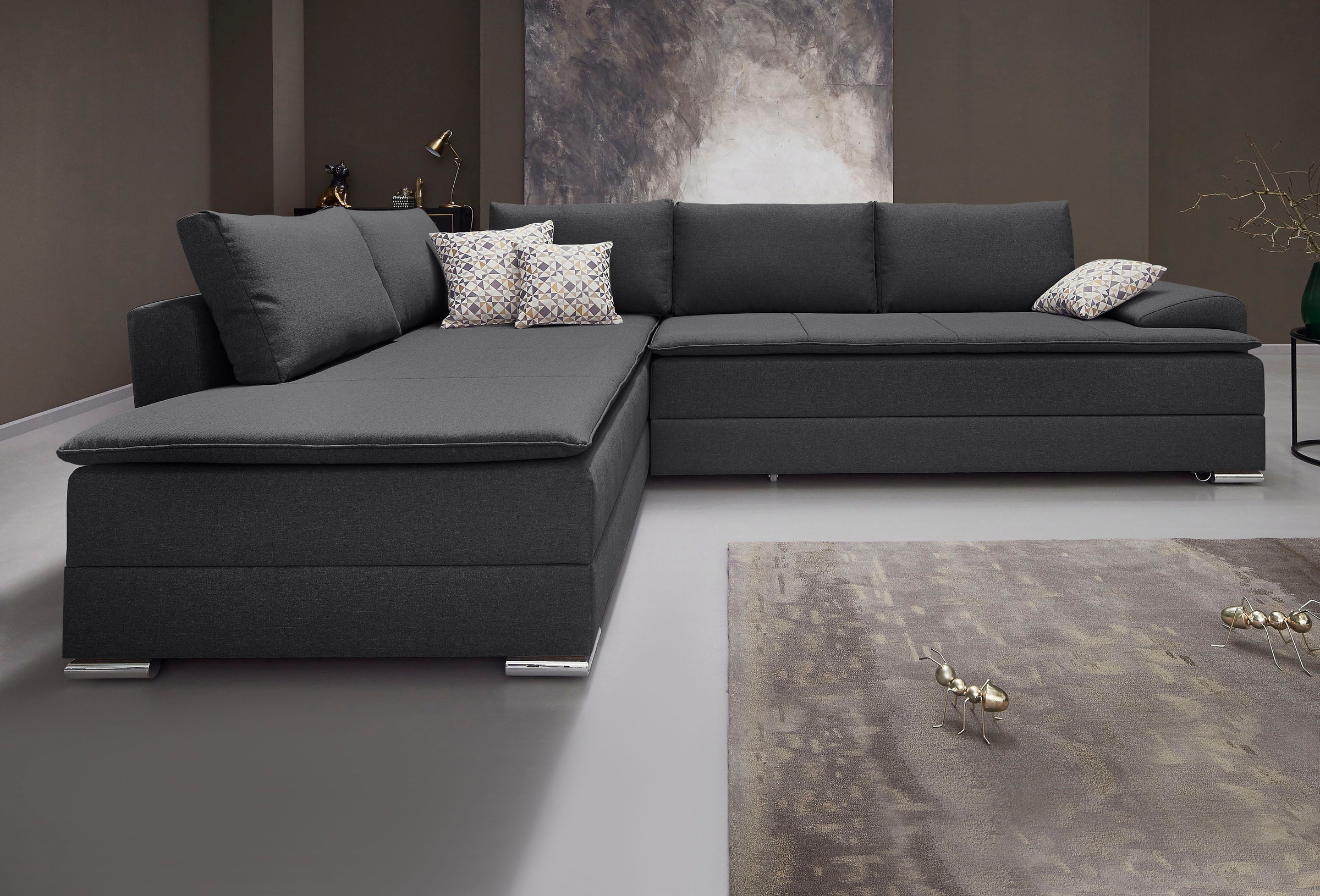 INOSIGN Ecksofa »Night & Day L-Form mit Dauer-Schlaffunktion mit Armlehne«, günstig online kaufen