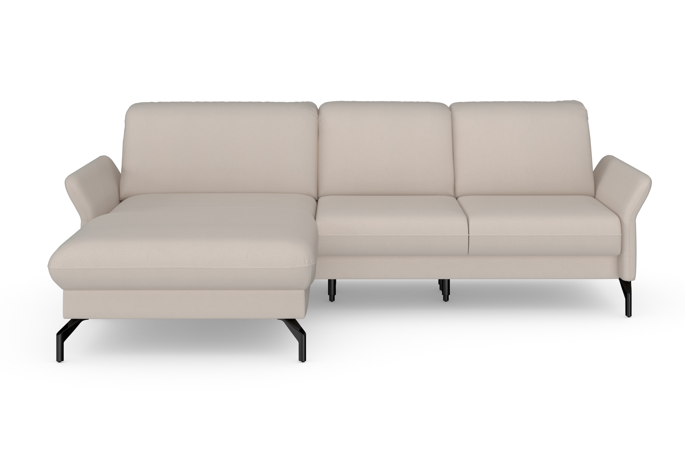 sit&more Ecksofa »Fashion L-Form«, wahlweise mit Kopfteilverstellung und Vorziehsitz, motorisch