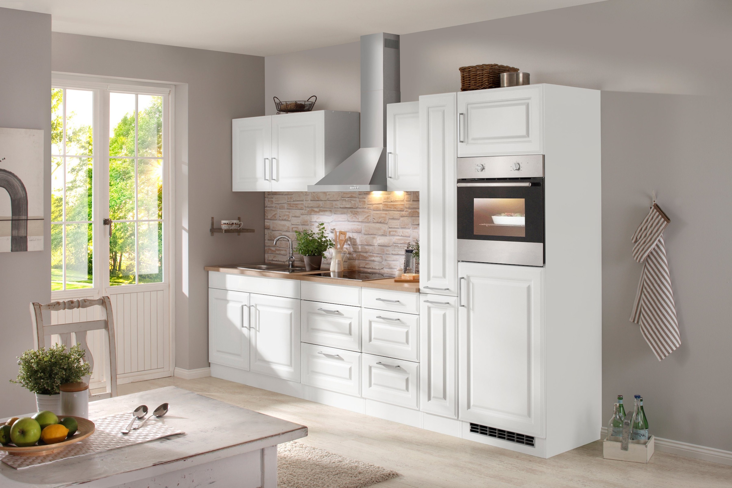 KOCHSTATION Hängeschrank »KS-Stockholm« hochwertige MDF-Fronten