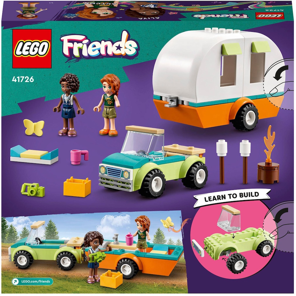 LEGO® Konstruktionsspielsteine »Campingausflug (41726), LEGO® Friends«, (87 St.)