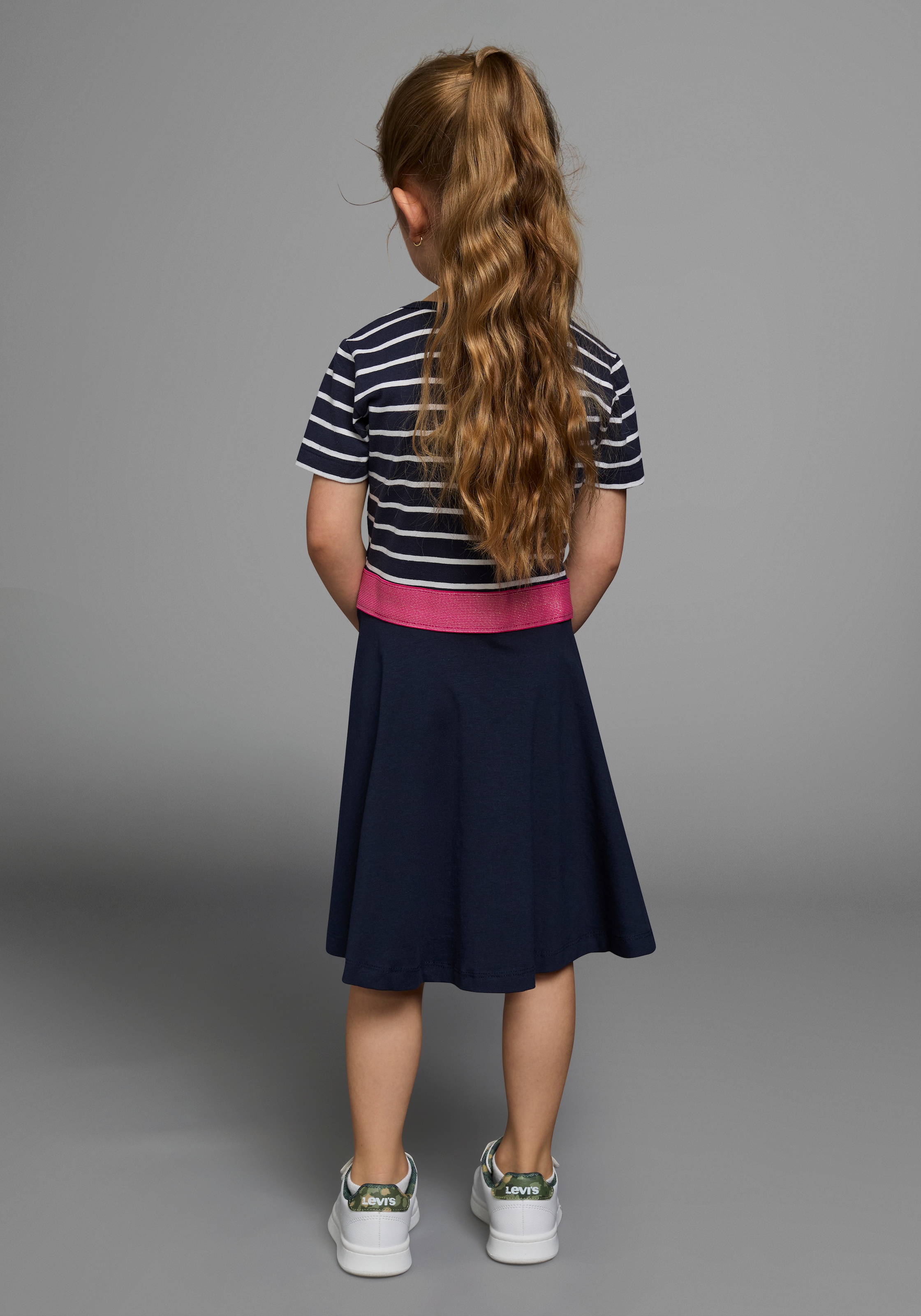 KangaROOS Jerseykleid »für kleine Mädchen« kniefrei,  aus Jersey,  kurzärmelig