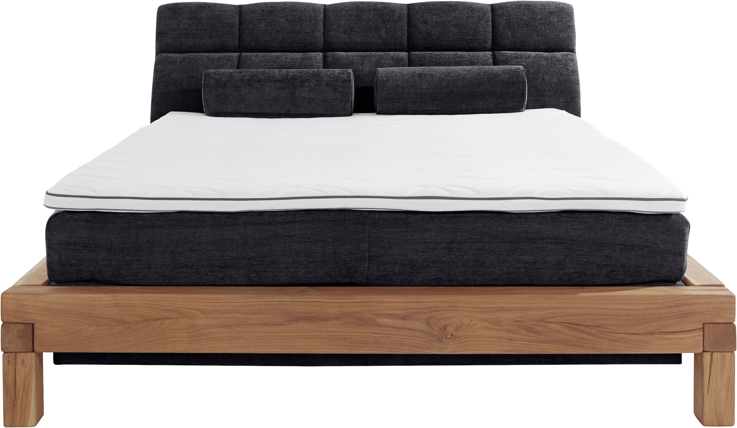 Home affaire Boxspringbett »Villads«, Liegefläche: 180/200 cm, Inside-Boxspring-Unterbau, recycelte Stoffe