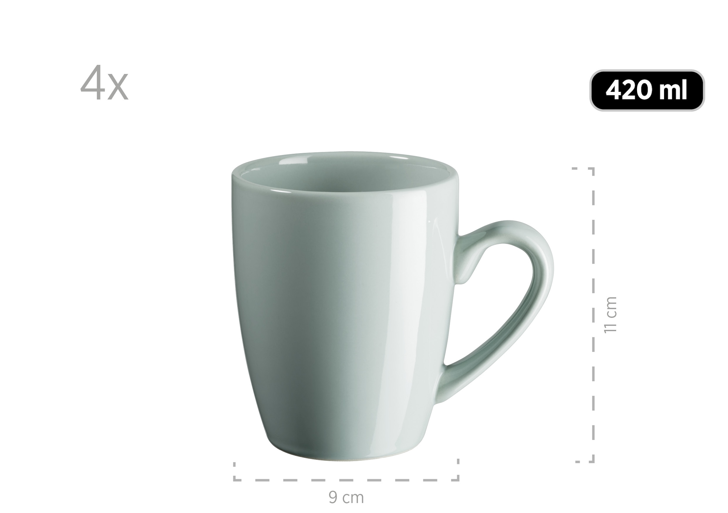 MÄSER Kombiservice »PASTELL SELECTION, Geschirr Set, Steinzeug«