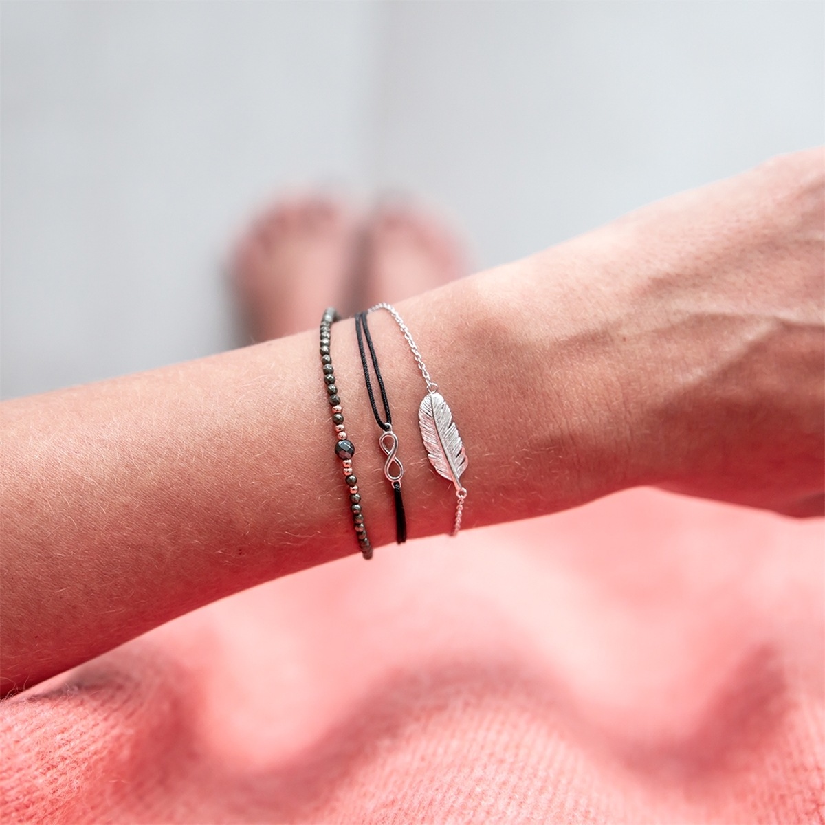 Glanzstücke München Armband »X955«, (1 tlg.), aus Sterling Silber