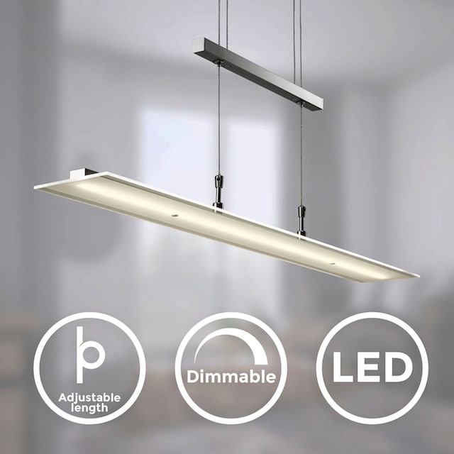 B.K.Licht Pendelleuchte, 1 x LED-Platine 20 Watt, 1.600lm, 3.000K, dimmbar,  stufenlos höhenverstellbar von 950-1750 mm online bestellen