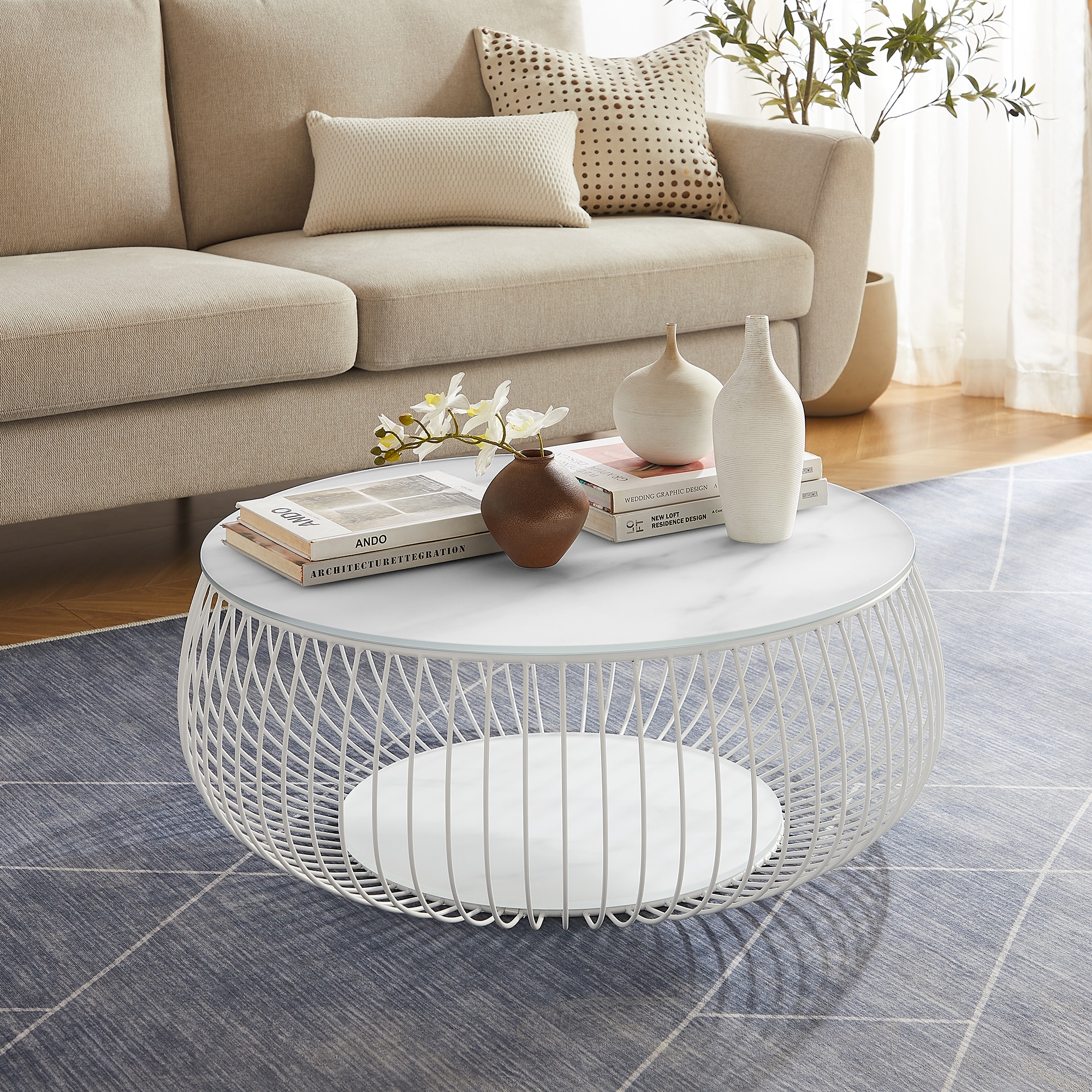 SalesFever Couchtisch »Coffeetable Wohnzimmertisch im minimalistischen Stil günstig online kaufen