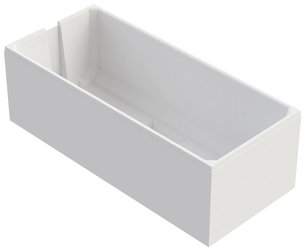 OTTOFOND Badewanne »Set Körpferformbadewanne«, (3 tlg.), 1600/700 mm, Körperformbadewanne