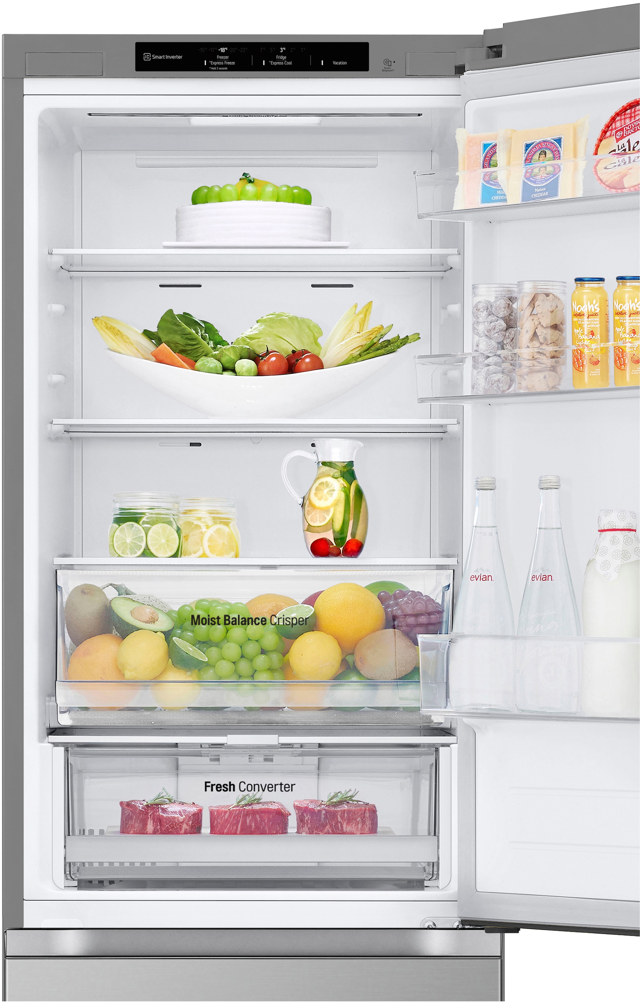 LG Kühl-/Gefrierkombination Serie 3 »GBV3100BPY« 186 cm hoch 59,5 cm breit