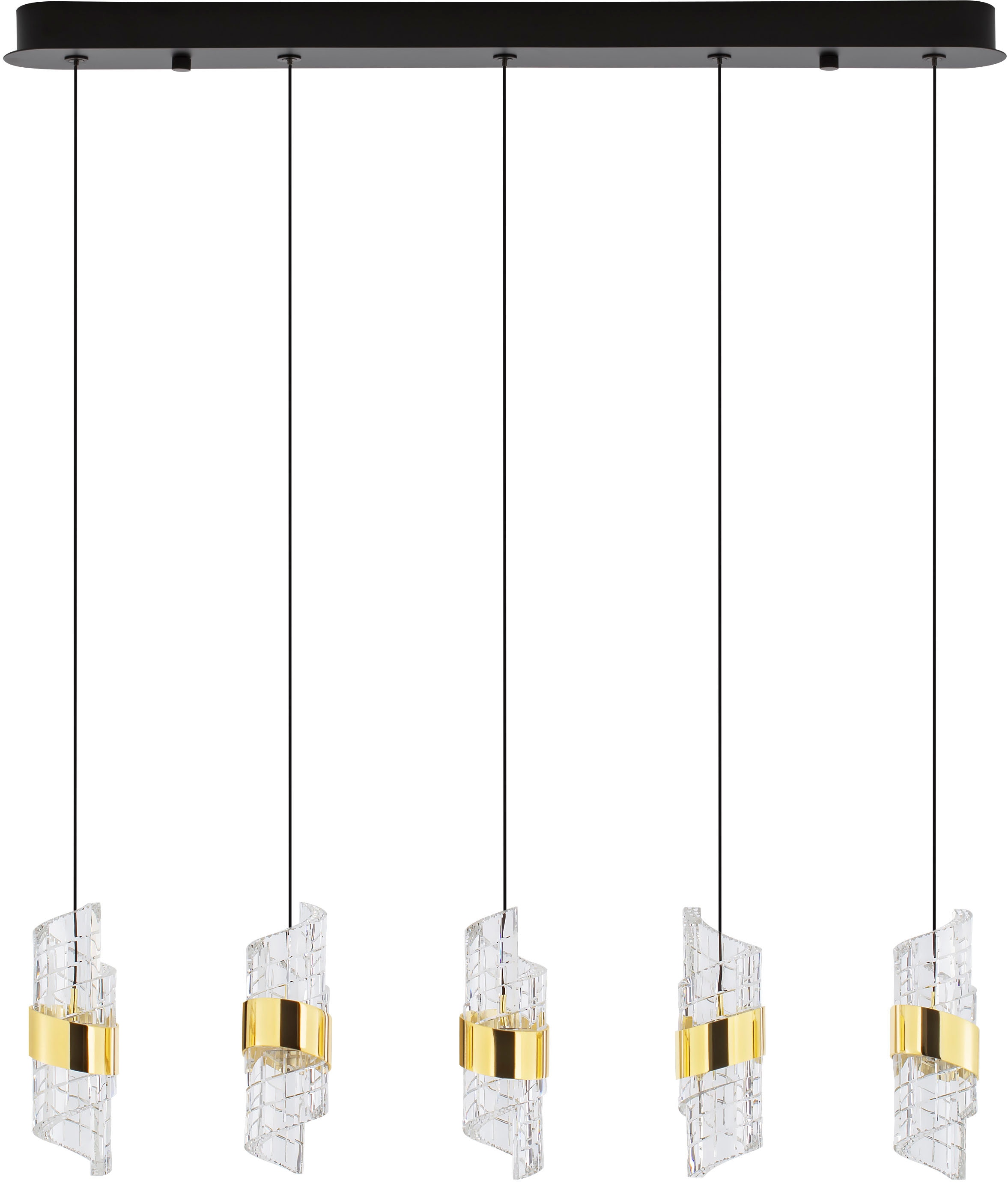 Nova Luce Pendelleuchte »SENECA«, 5 flammig, Leuchtmittel LED-Modul   LED f günstig online kaufen
