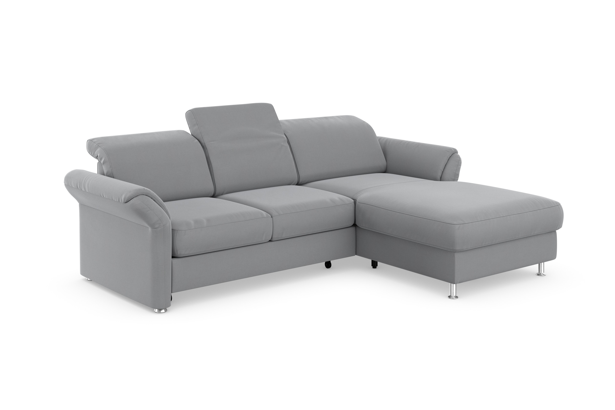 sit&more Ecksofa »Apulia L-Form«, wahlweise Bettfunktion, Bettkasten und Kopf- und Armteilverstellung