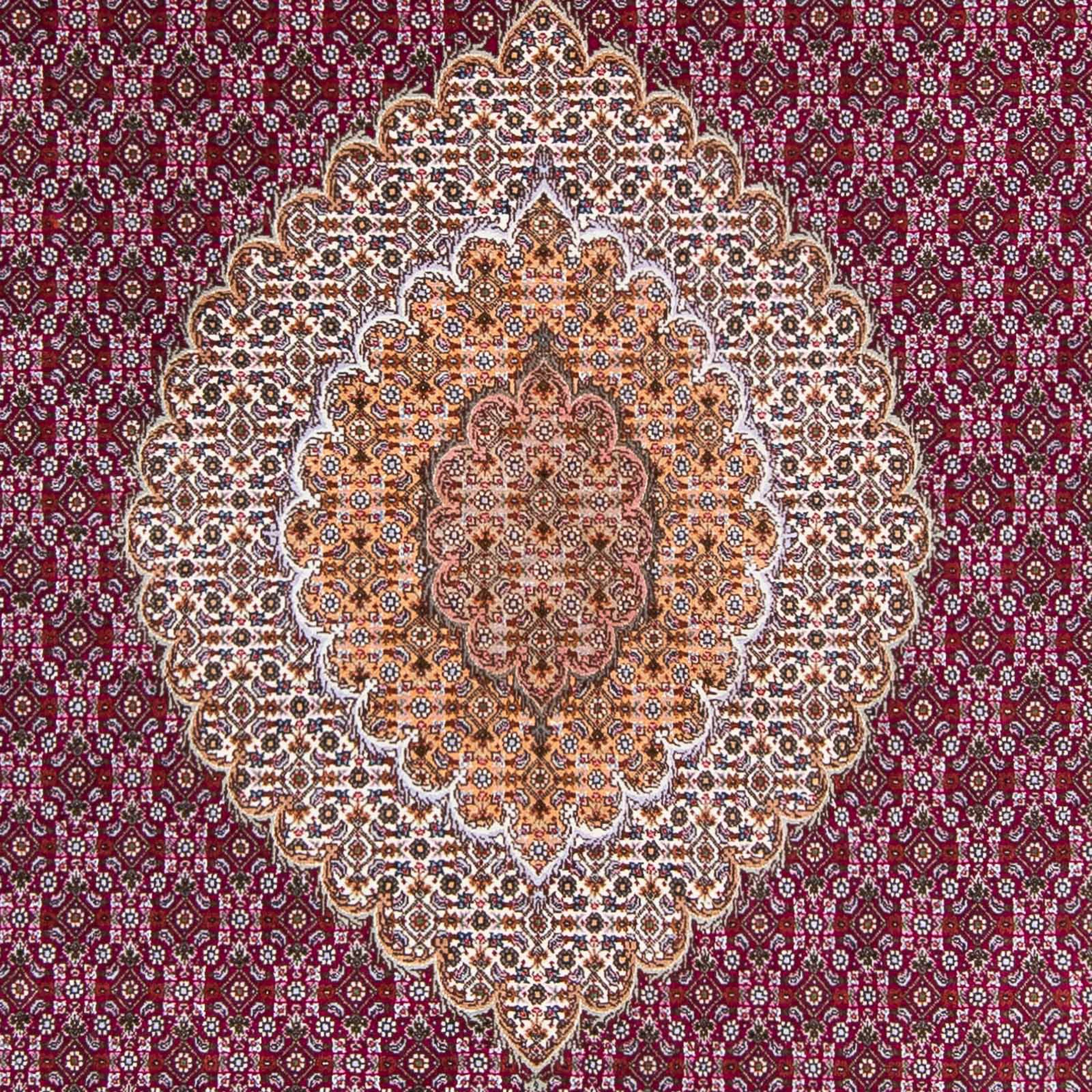 4. Bild von morgenland Orientteppich »Perser - Täbriz - 306 x 205 cm - lila«, rechteckig, Wohnzimmer, Handgeknüpft, Einzelstück mit Zertifikat
