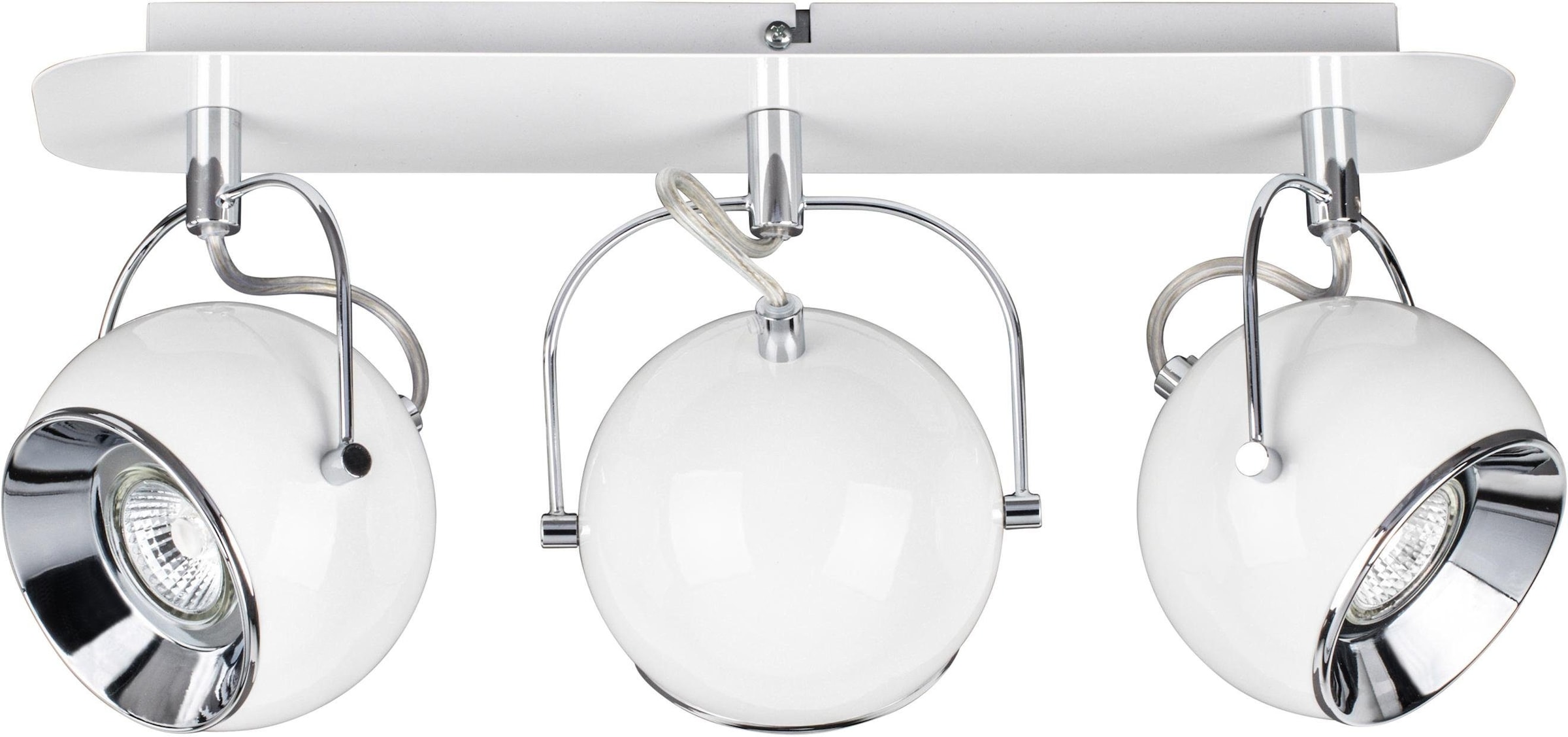 SPOT Light Deckenleuchte »BALL«, inklusive Leuchtmittel 3 x GU10   LED wech günstig online kaufen