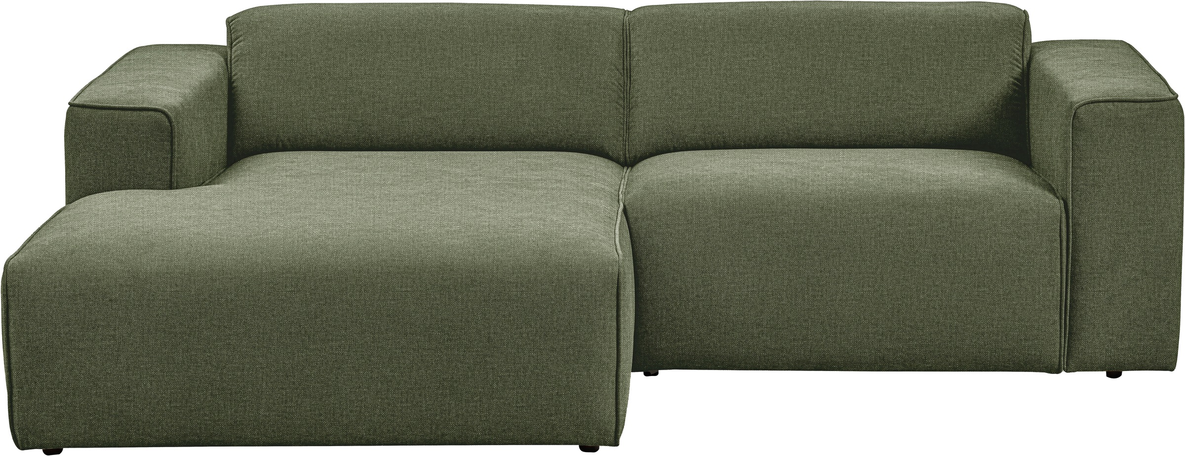 andas Ecksofa "Noord", mit Kedernaht, Breite 234 cm, Cord, Struktur, Websto günstig online kaufen