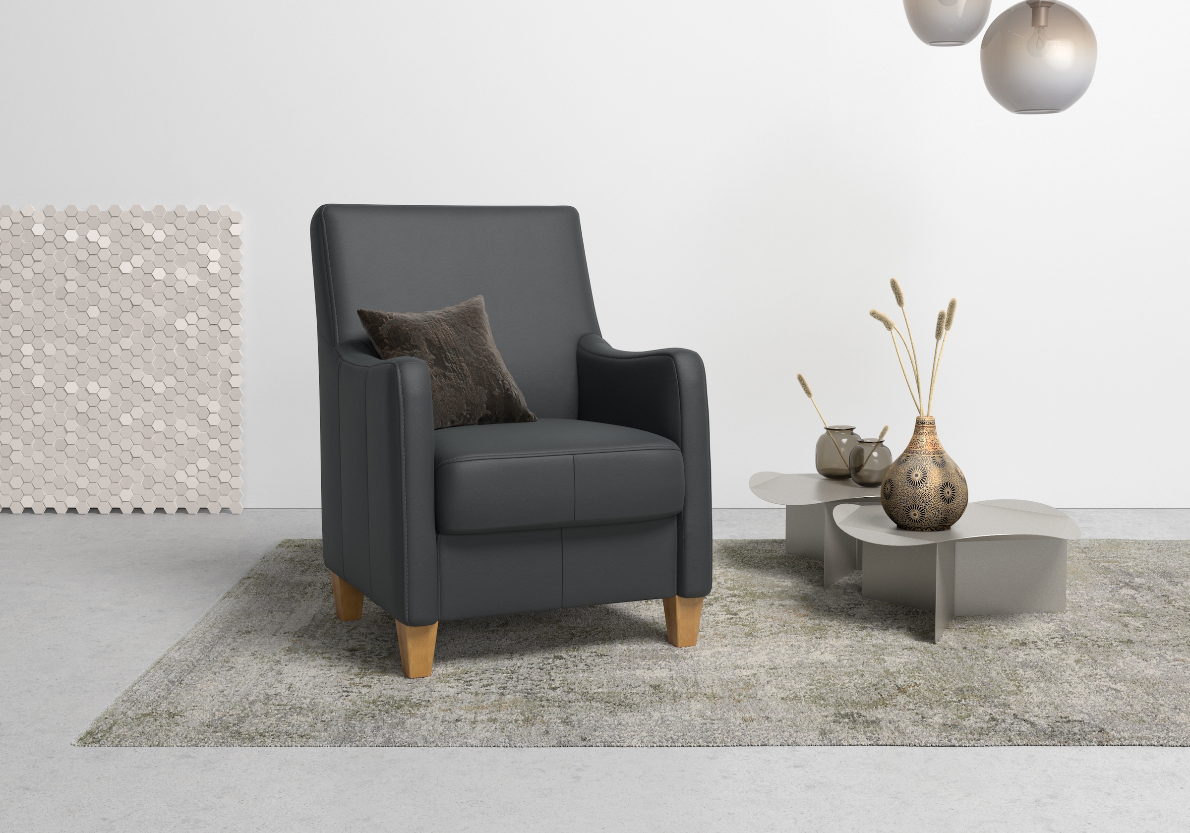 Home affaire Sessel »Palmera, B: 70 cm« mit Federkern günstig online kaufen