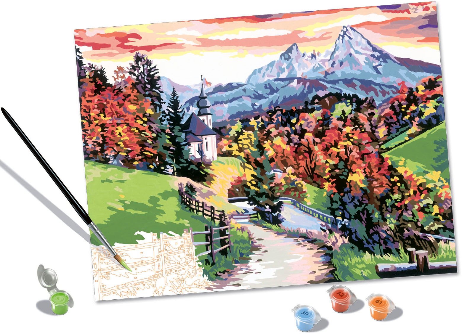 Ravensburger Malen nach Zahlen »CreArt, Beautiful Bavaria« Made in Europe