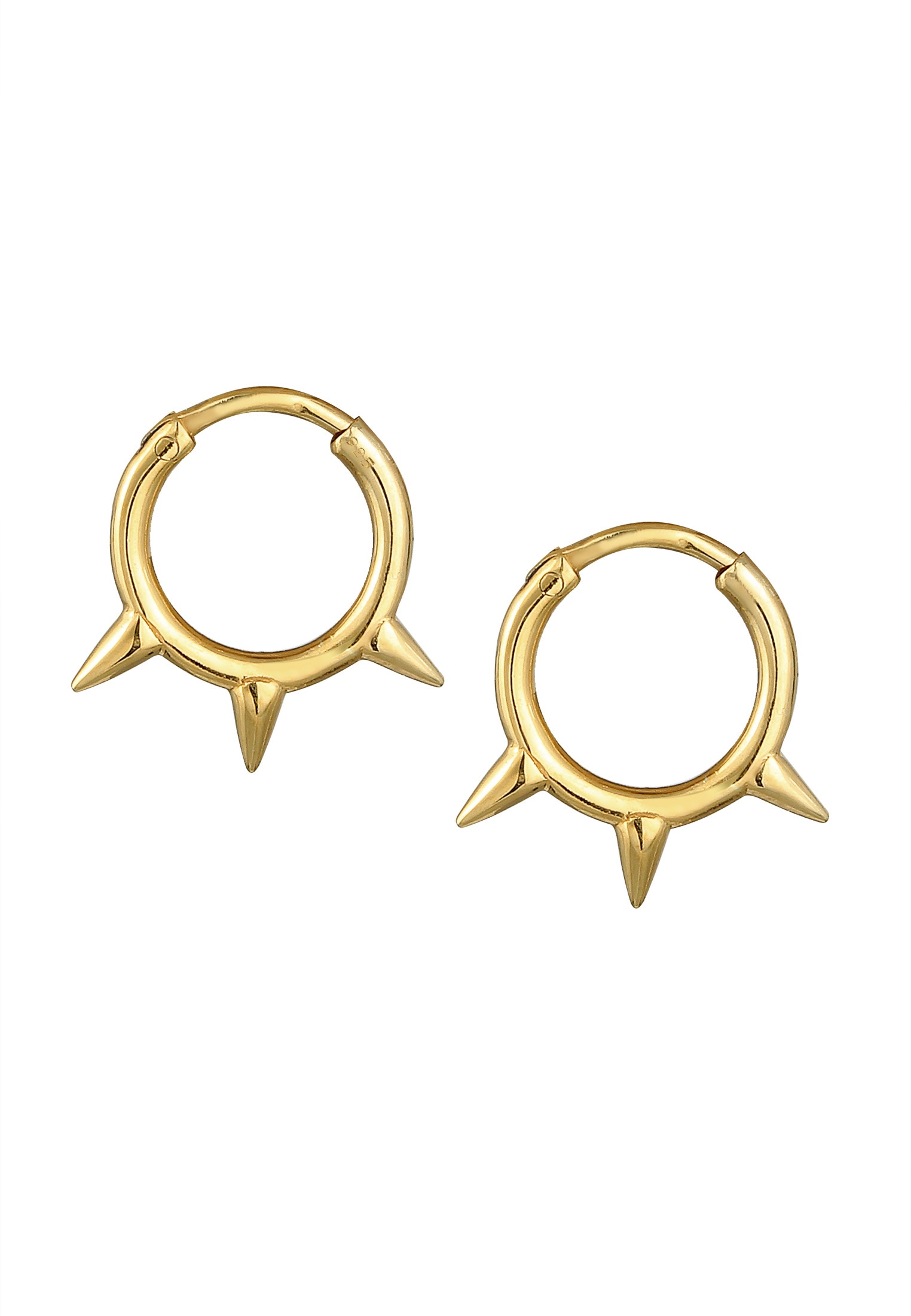Elli Paar Creolen »Creolen Spikes Trend Must-Have Blogger 925 Silber«