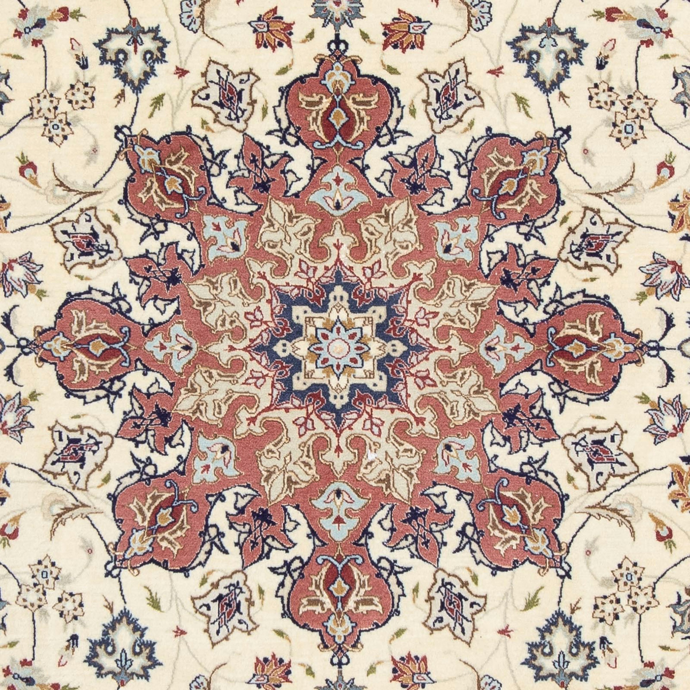 4. Bild von morgenland Orientteppich »Perser - Täbriz - Royal - 308 x 205 cm - beige«, rechteckig, Wohnzimmer, Handgeknüpft, Einzelstück mit Zertifikat