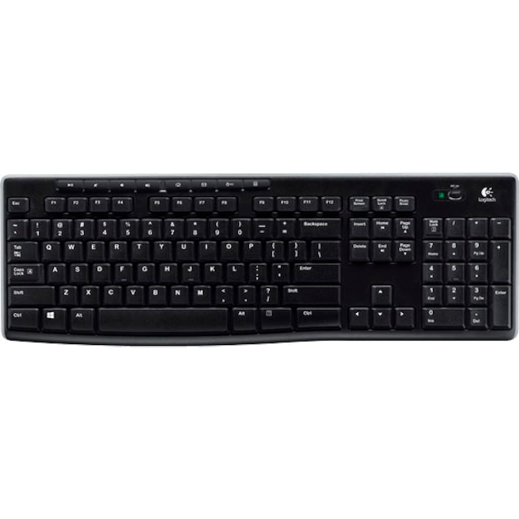Logitech Tastatur »Wireless Keyboard K270 - DE-Layout«