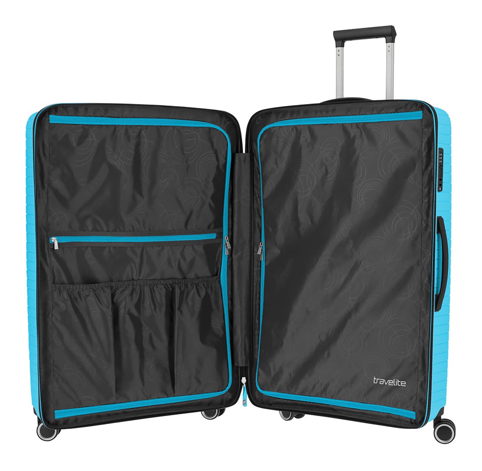 travelite Hartschalen-Trolley »ORBITA, verschiedene Größen und Farben«, 4 Rollen, Reisegepäck Koffer Hartschale TSA-Schloss