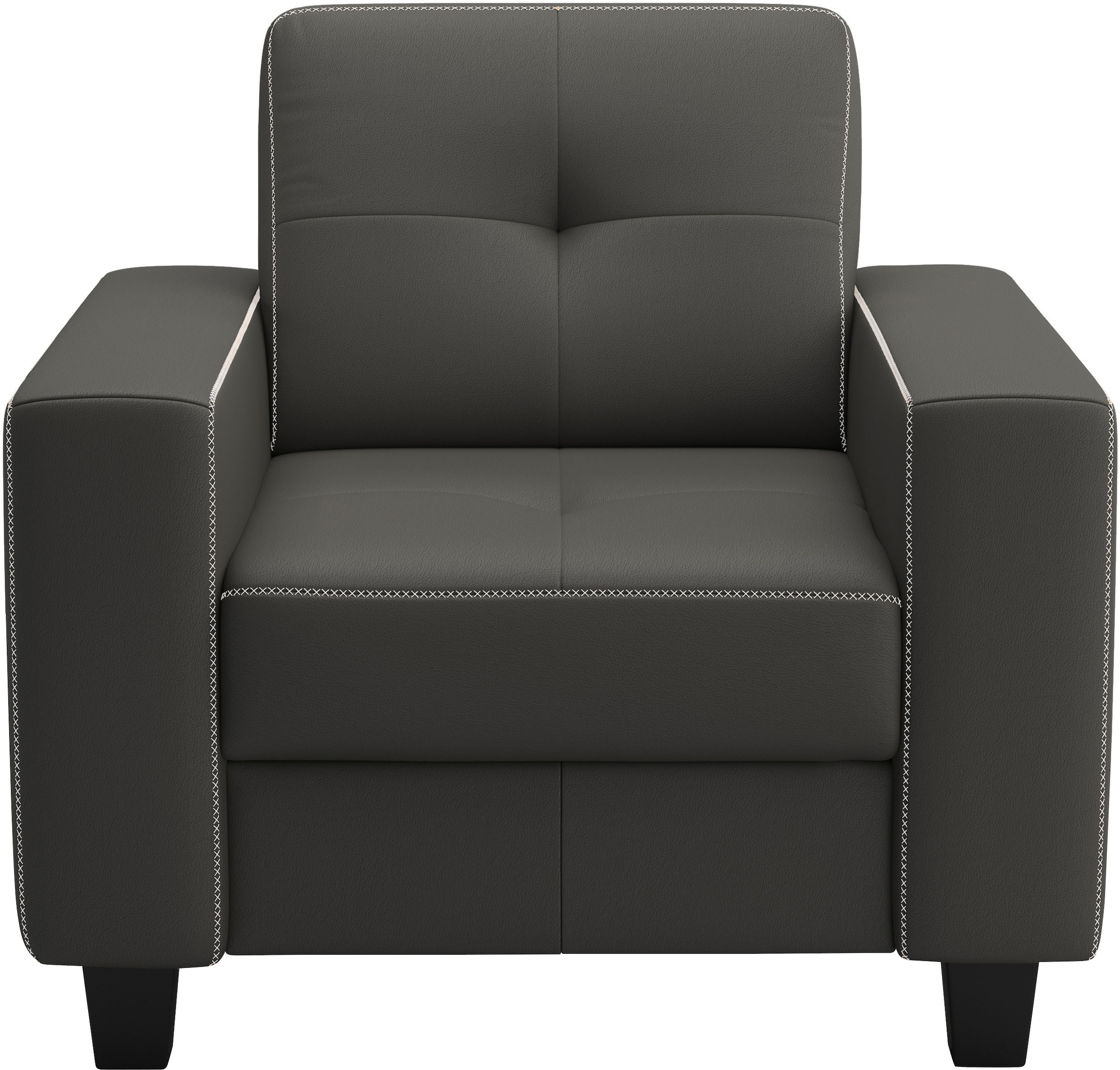 Home affaire Sessel »Varese« Kreuznaht in beige günstig online kaufen