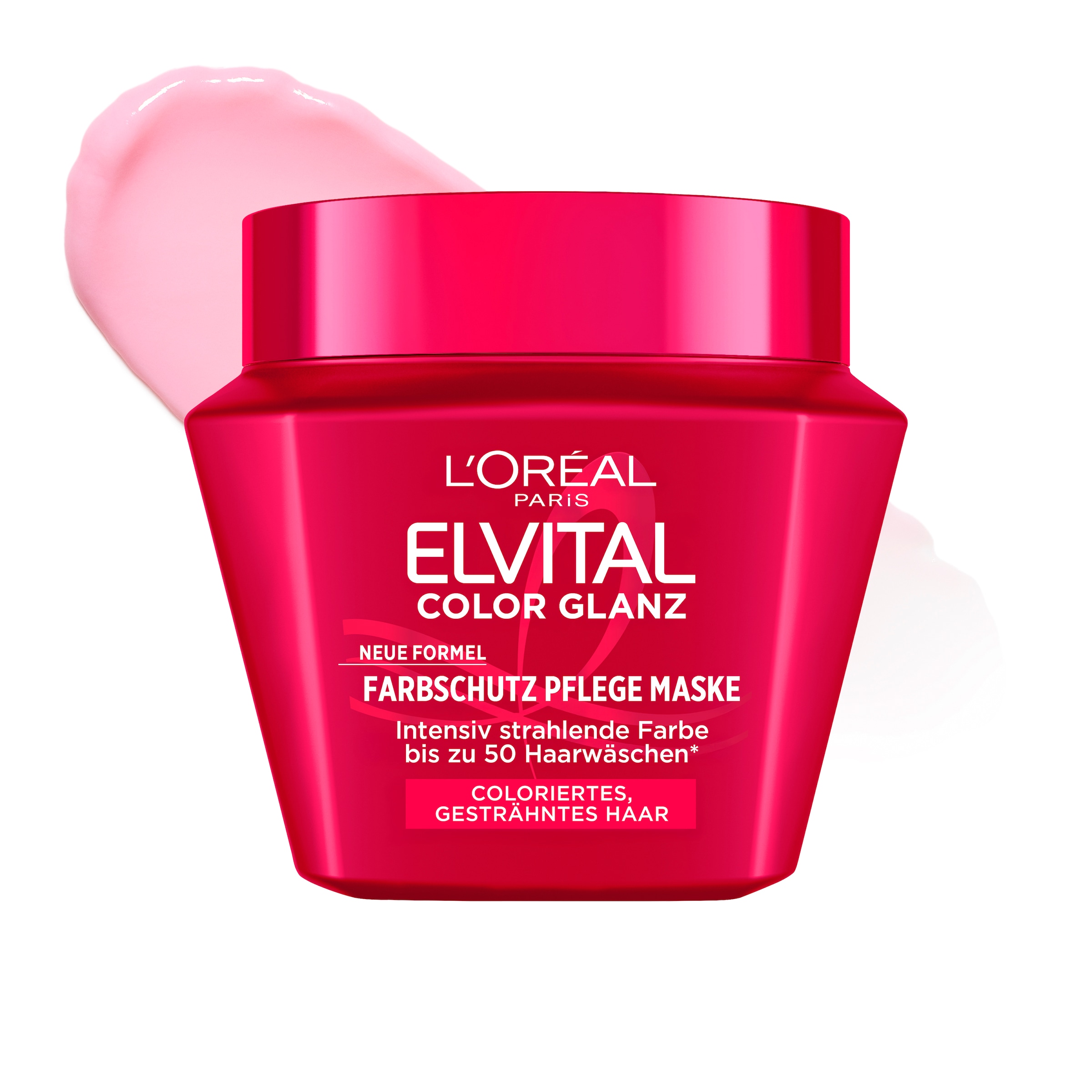 L'ORÉAL PARIS Haarmaske »ELVITAL COLOR GLANZ MASKE« für coloriertes, gesträhntes Haar