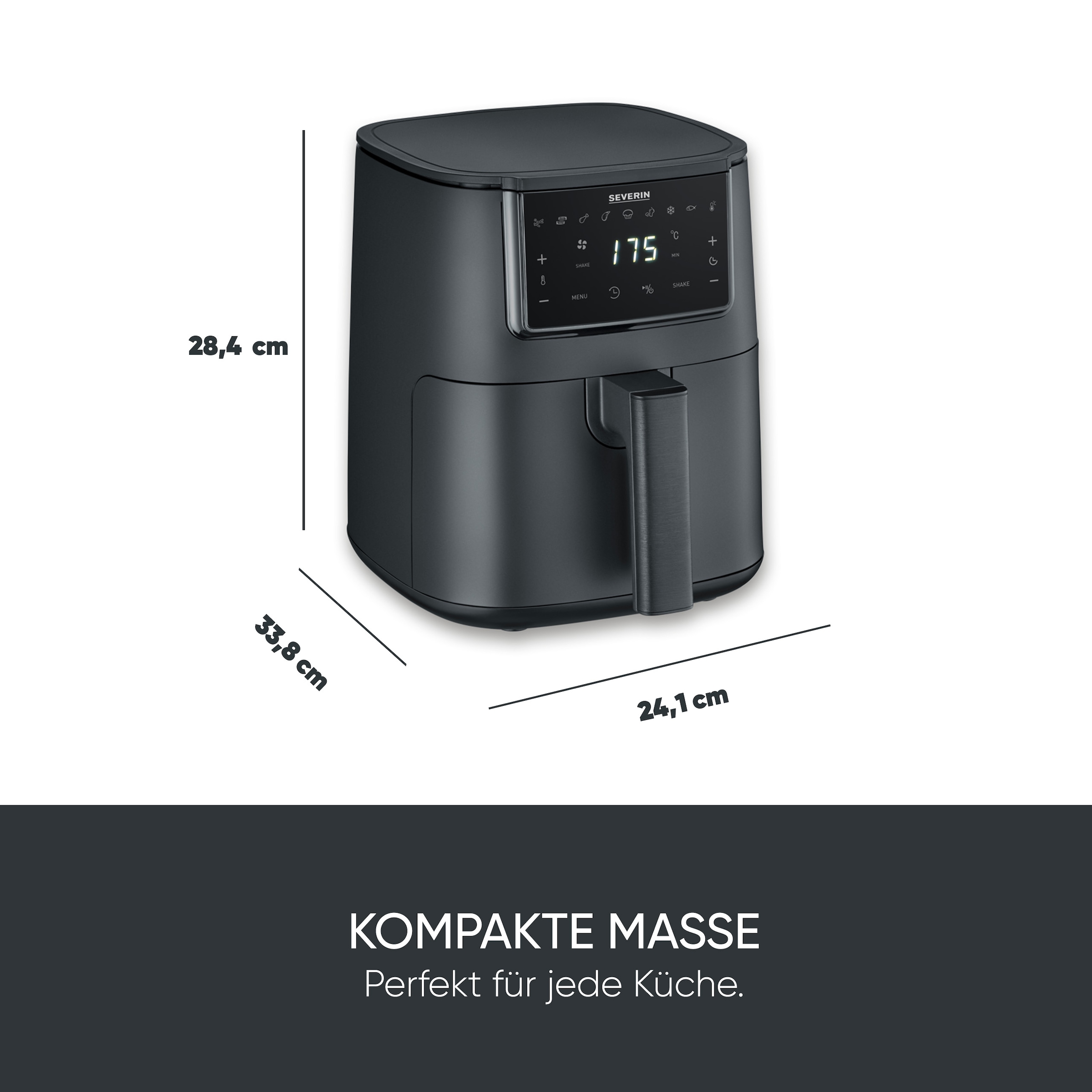 Severin Heißluftfritteuse »FR 2461  4 l "Single"« 1300 W