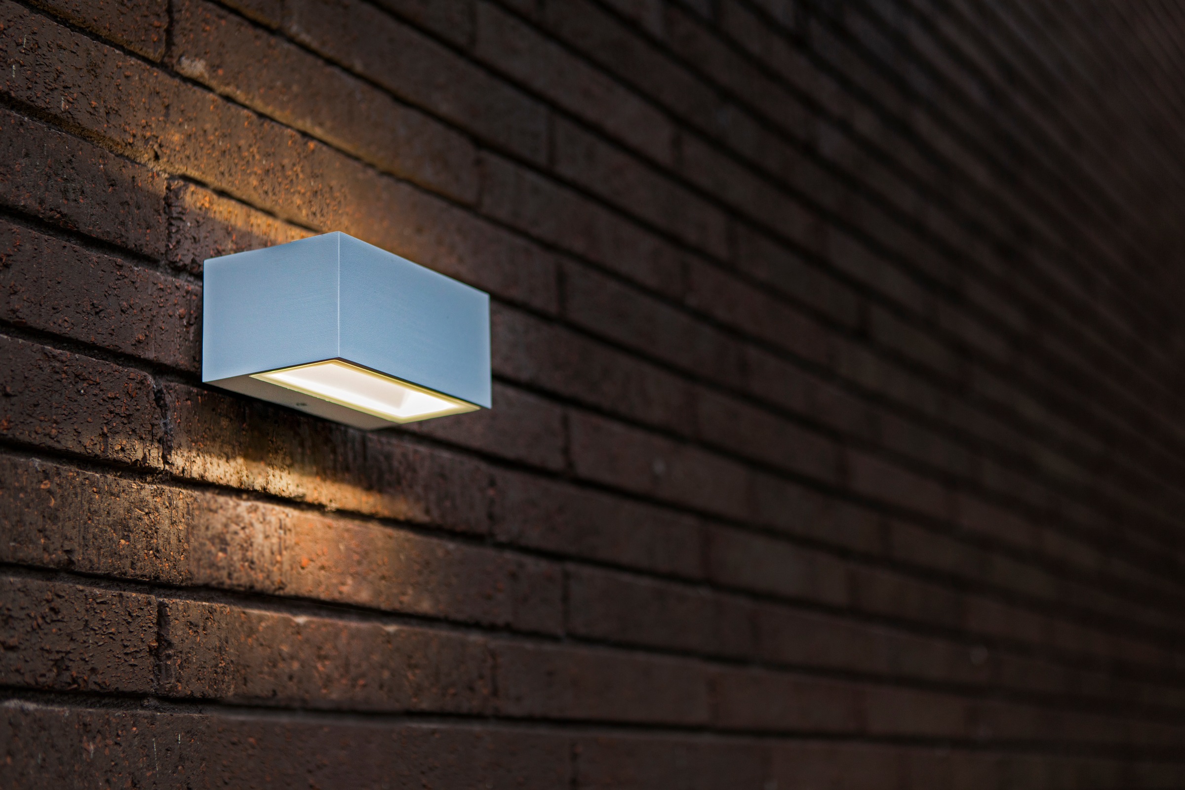 LUTEC LED Außen-Wandleuchte »LED-Aussenwandleuchte GEMINI«, 2 flammig, Leuchtmittel LED-Board | LED fest integriert, Up- & Downlight