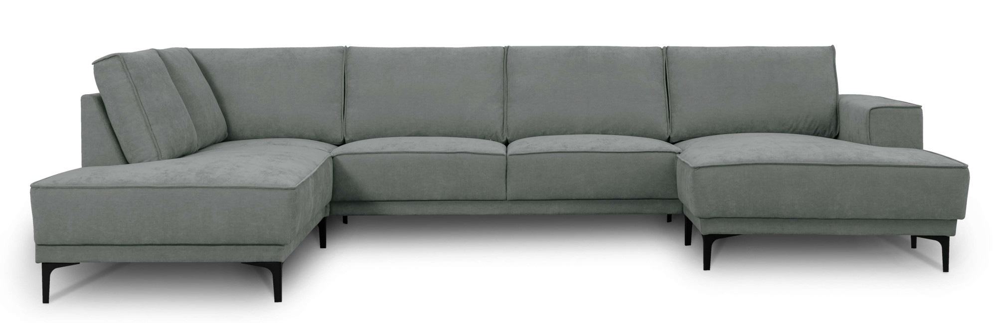 Places of Style Wohnlandschaft »XXL Sofa Oland, Struktur, Flachgewebe, Luxu günstig online kaufen