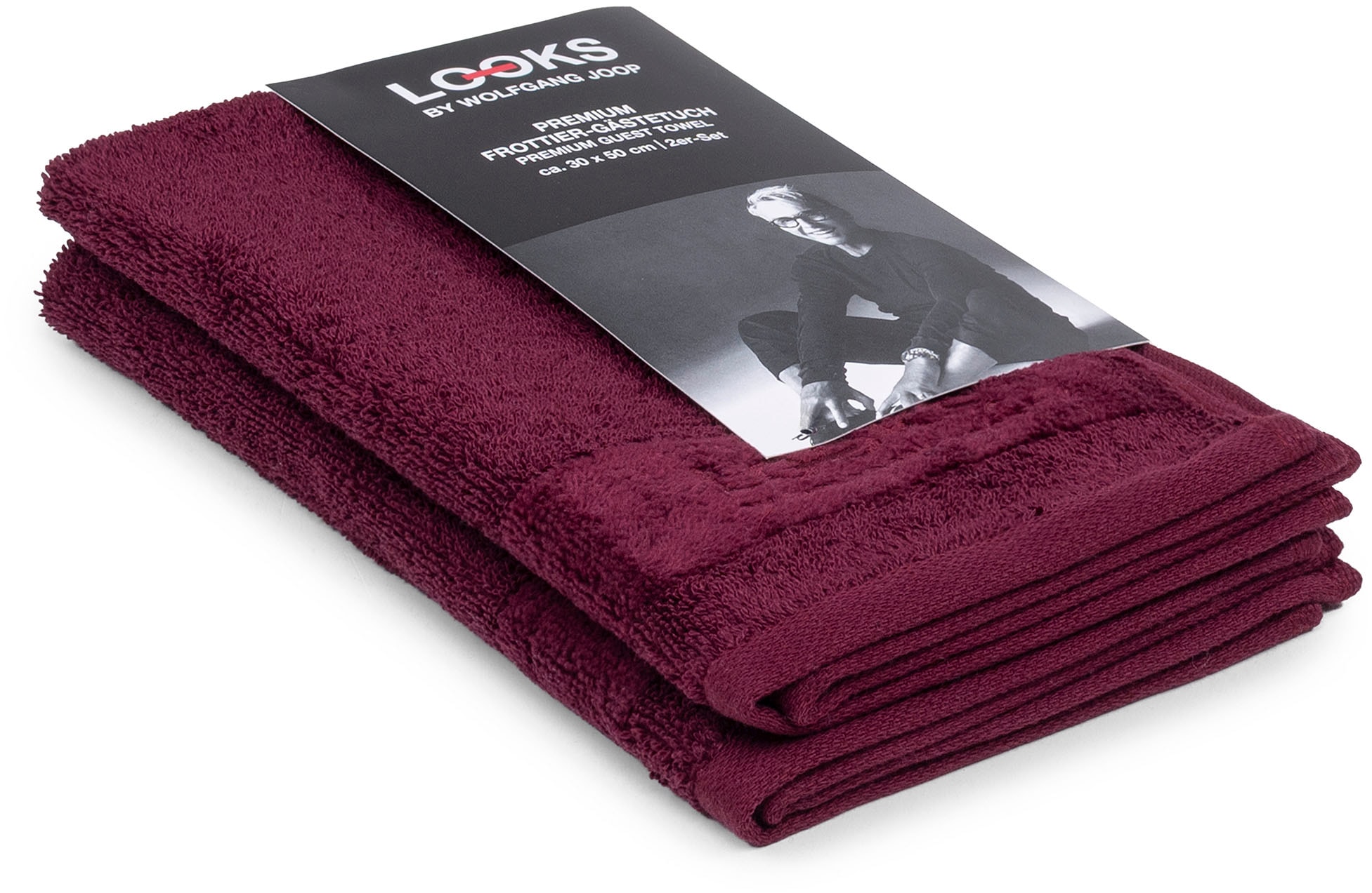 LOOKS by Wolfgang Joop Gästehandtücher »LOOKS« mit Logobestickung