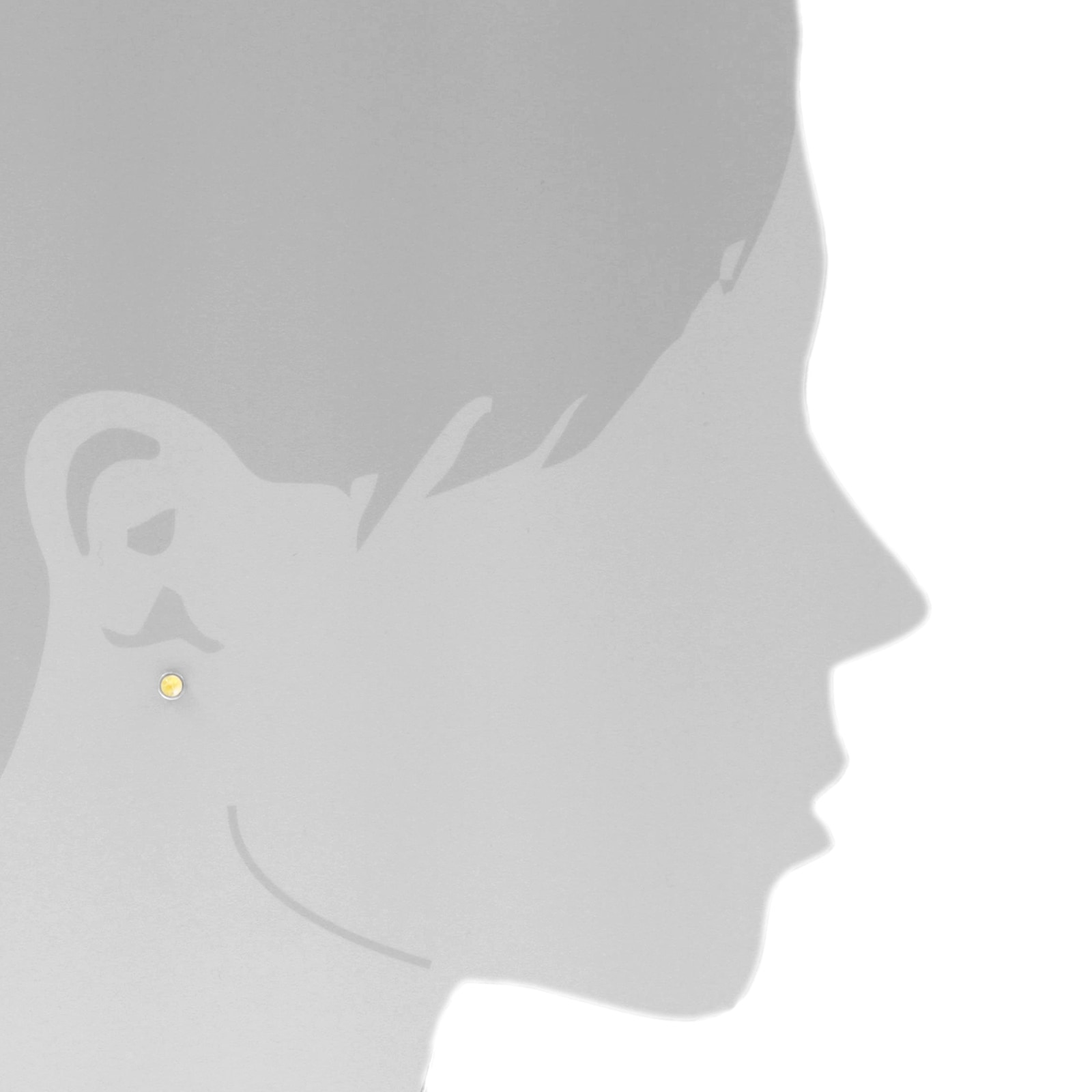 OSTSEE-SCHMUCK Paar Ohrstecker »Ostsee-Schmuck Ohrstecker Classic 4 mm Ohrstecker Classic 4 mm«, (2 tlg.)