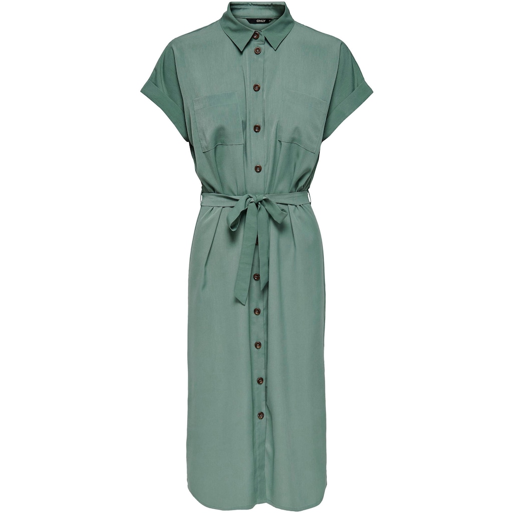 ONLY Hemdblusenkleid »ONLHANNOVER S/S SHIRT DRESS NOOS WVN«