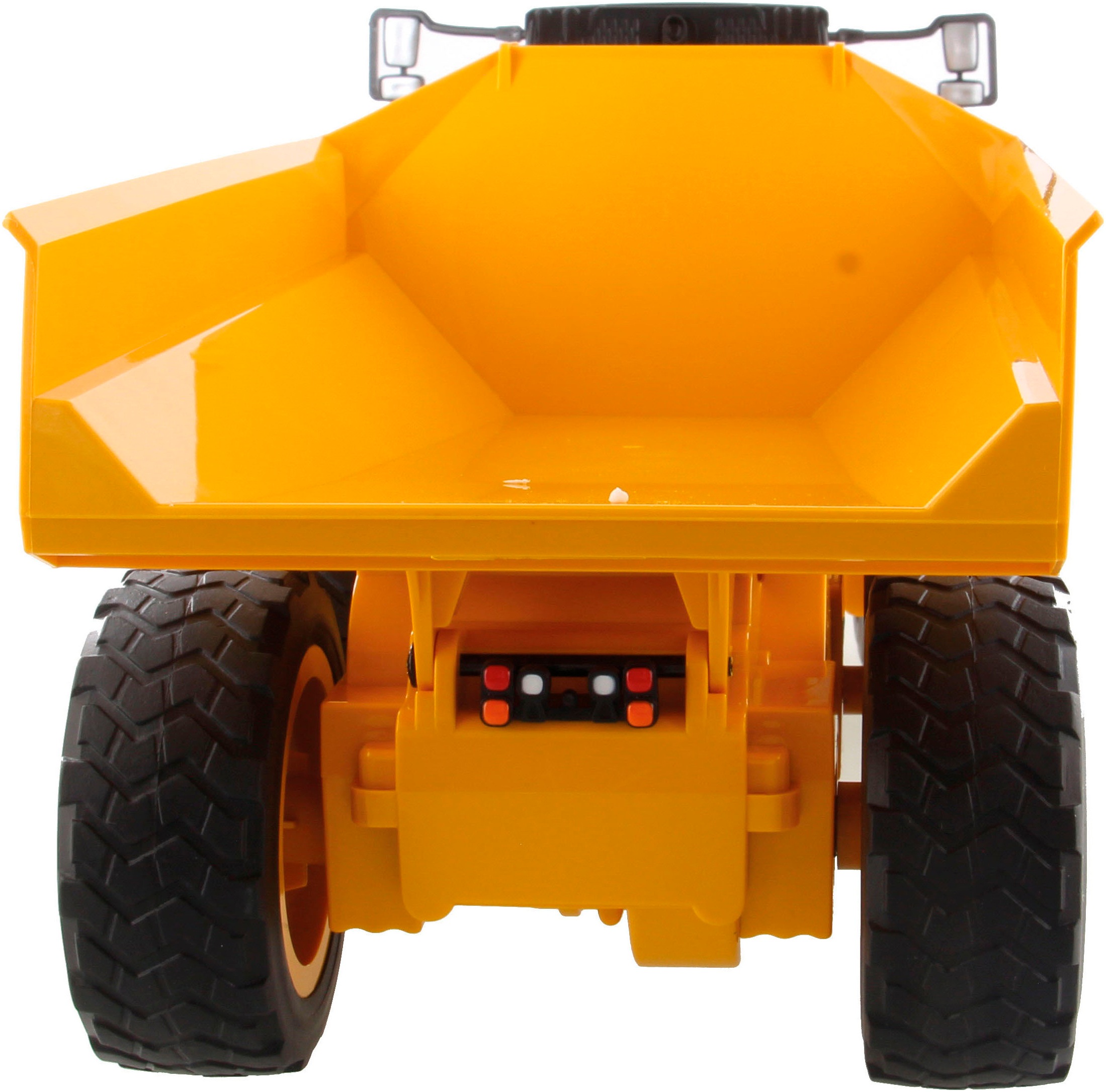 Carrera® RC-LKW »CAT 745 Gelenkmuldenkipper«, mit LED- und Soundfunktion