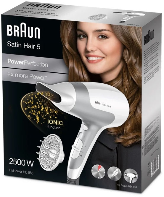 Braun Ionic-Haartrockner »Braun Satin Hair 5 Power Perfection«, 2500 W, Leistungsstarke 2500W