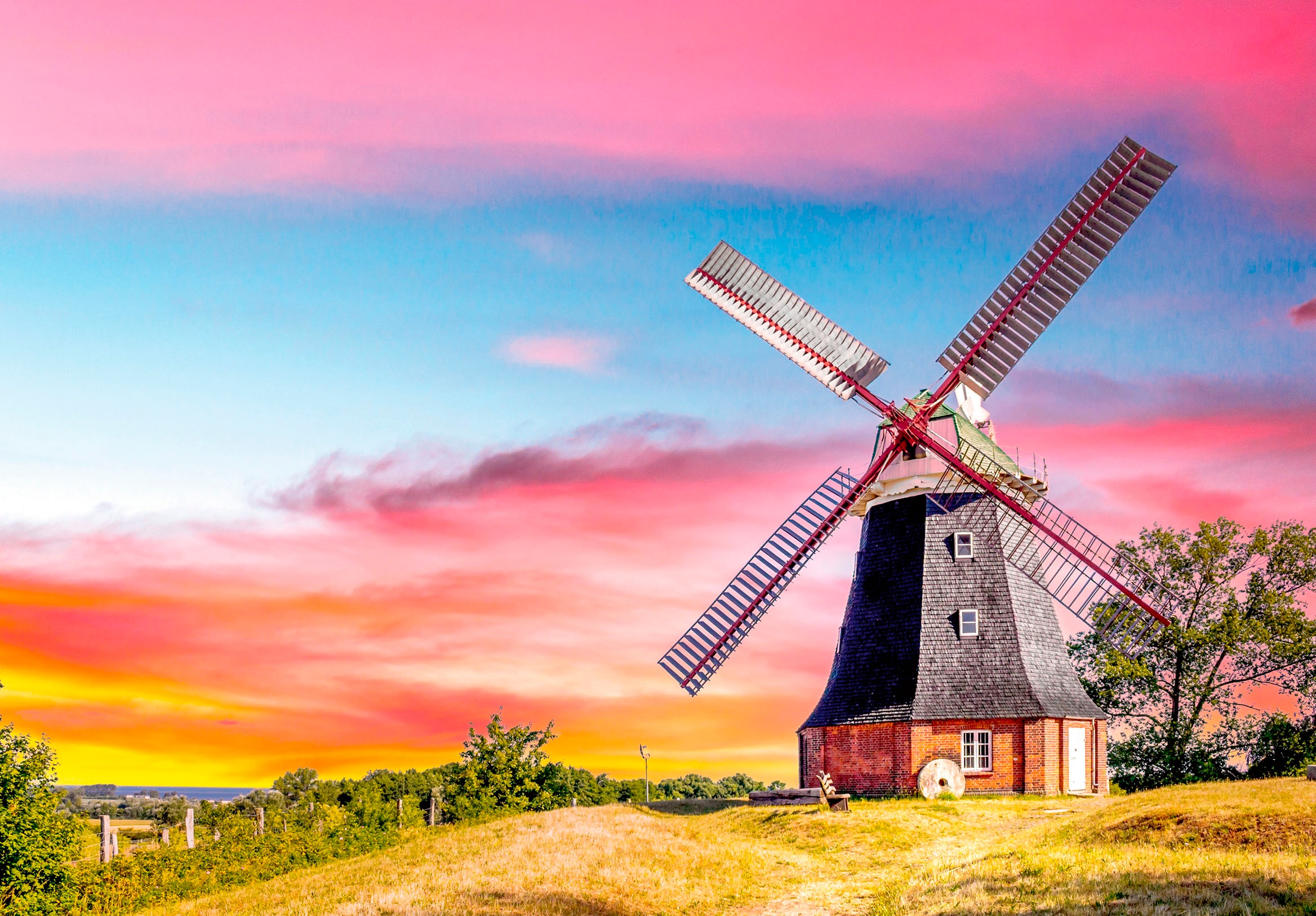 Ravensburger Puzzle »Deutschland Collection, Die Windmühle von Klütz«, Made in Europe