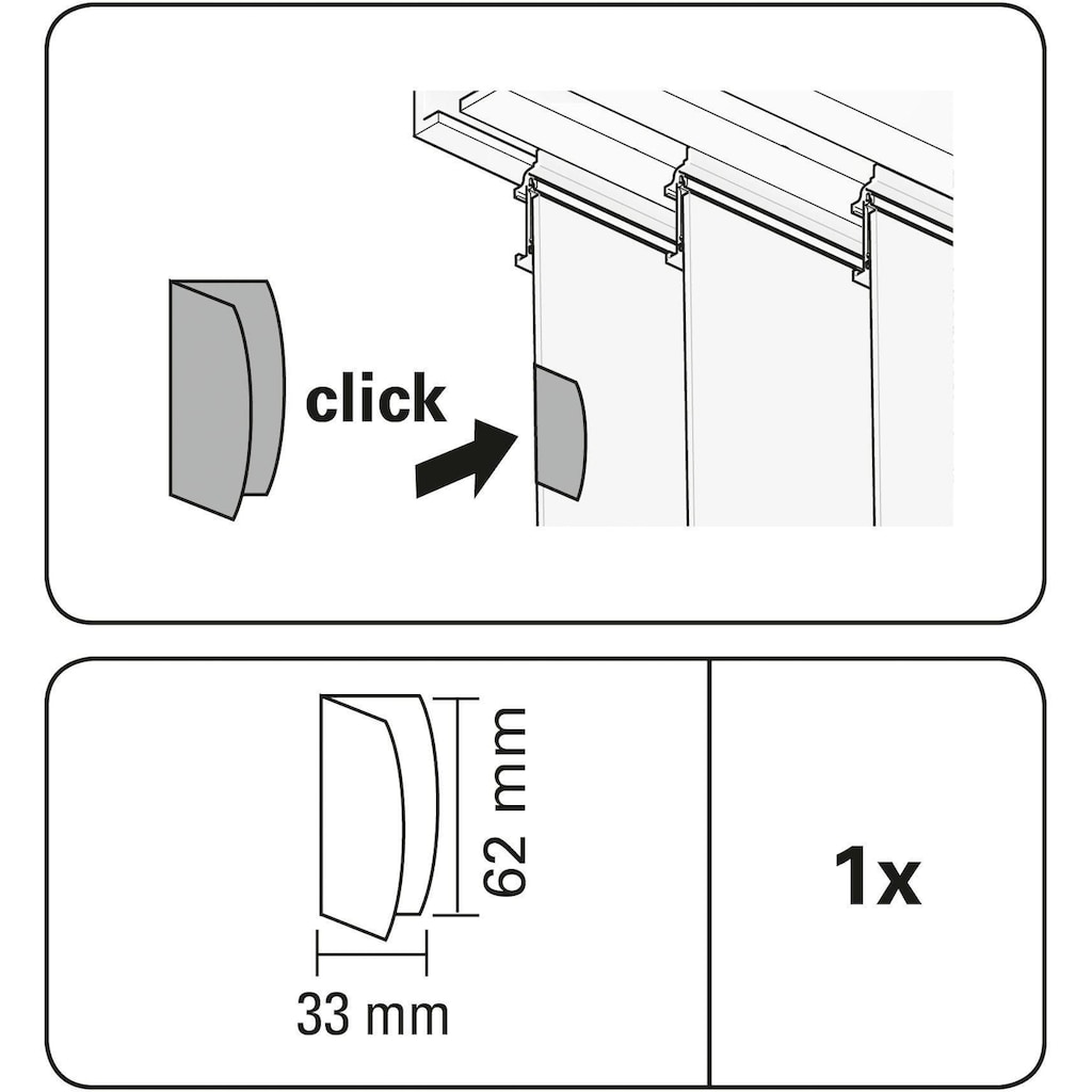 GARDINIA Magnetgriff »Magnet-Clip«, (1 St.)