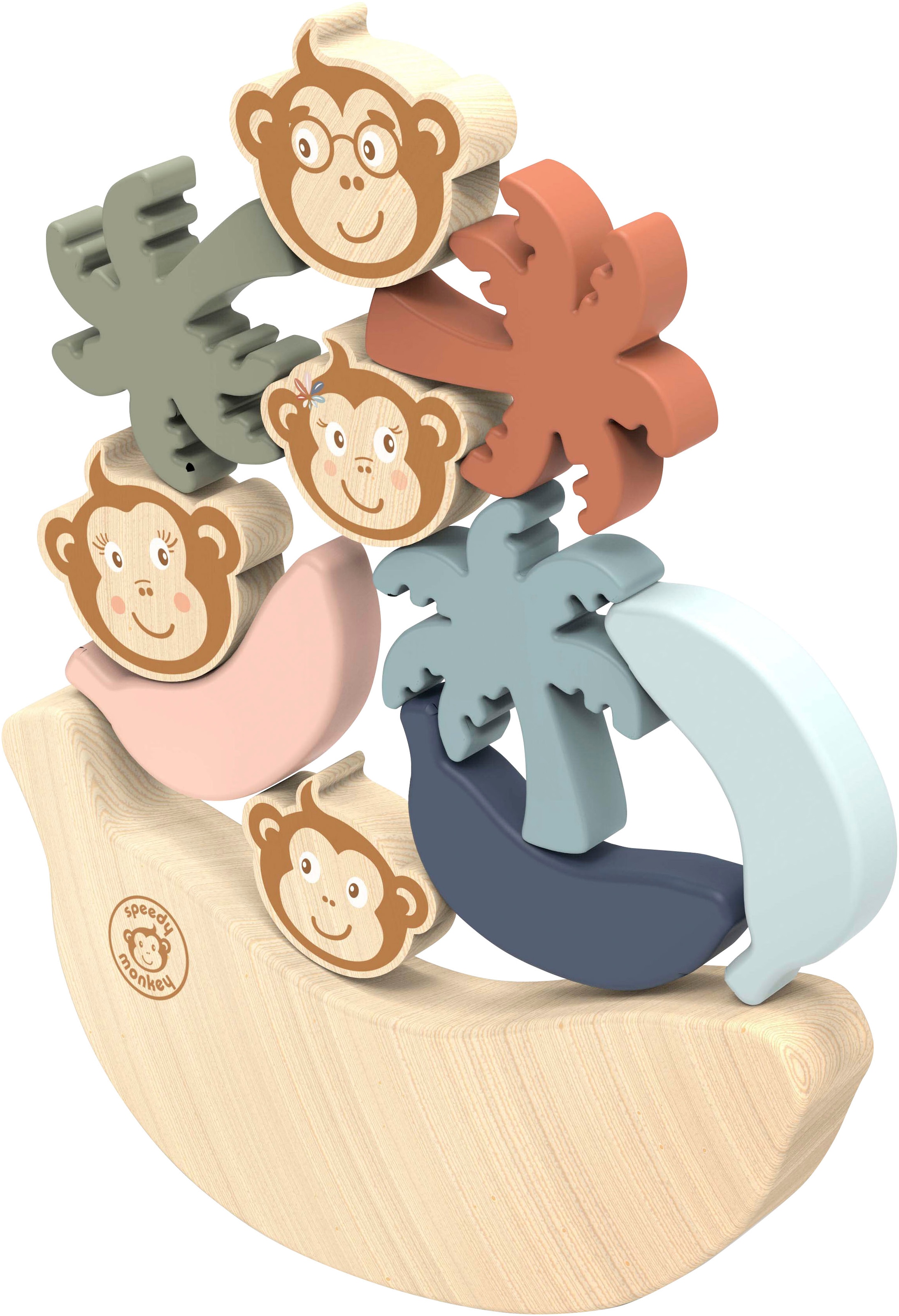 speedy monkey Stapelspielzeug »Balance-Spiel«, FSC®- schützt Wald - weltweit